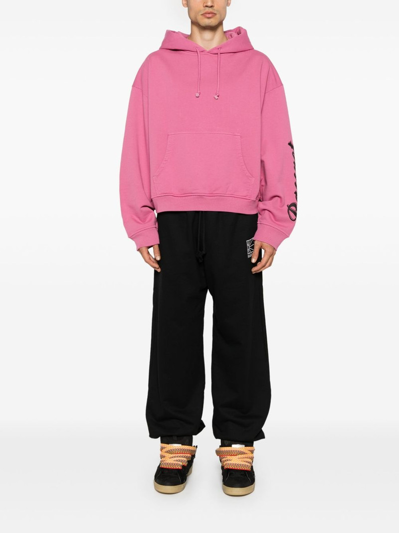 RASSVET logo-print cotton hoodie outlook