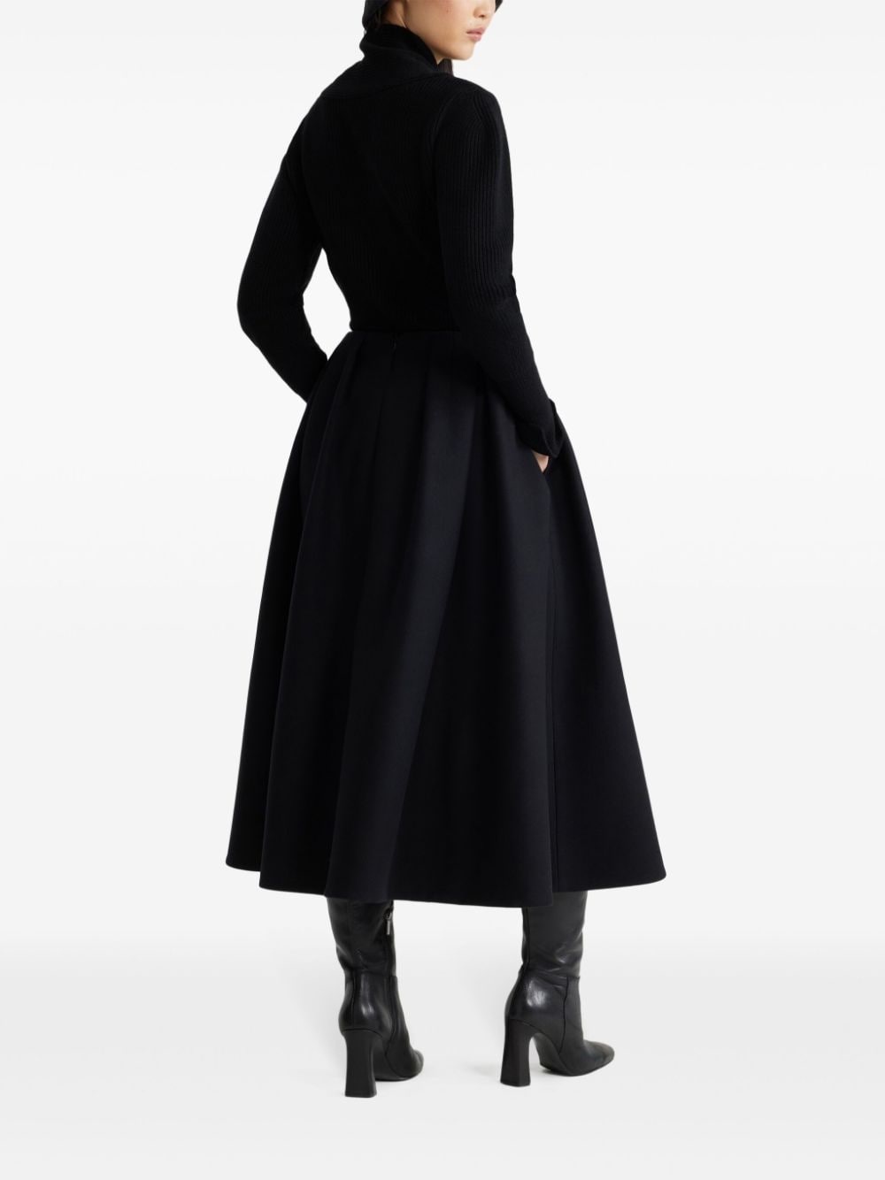 volume midi skirt - 3