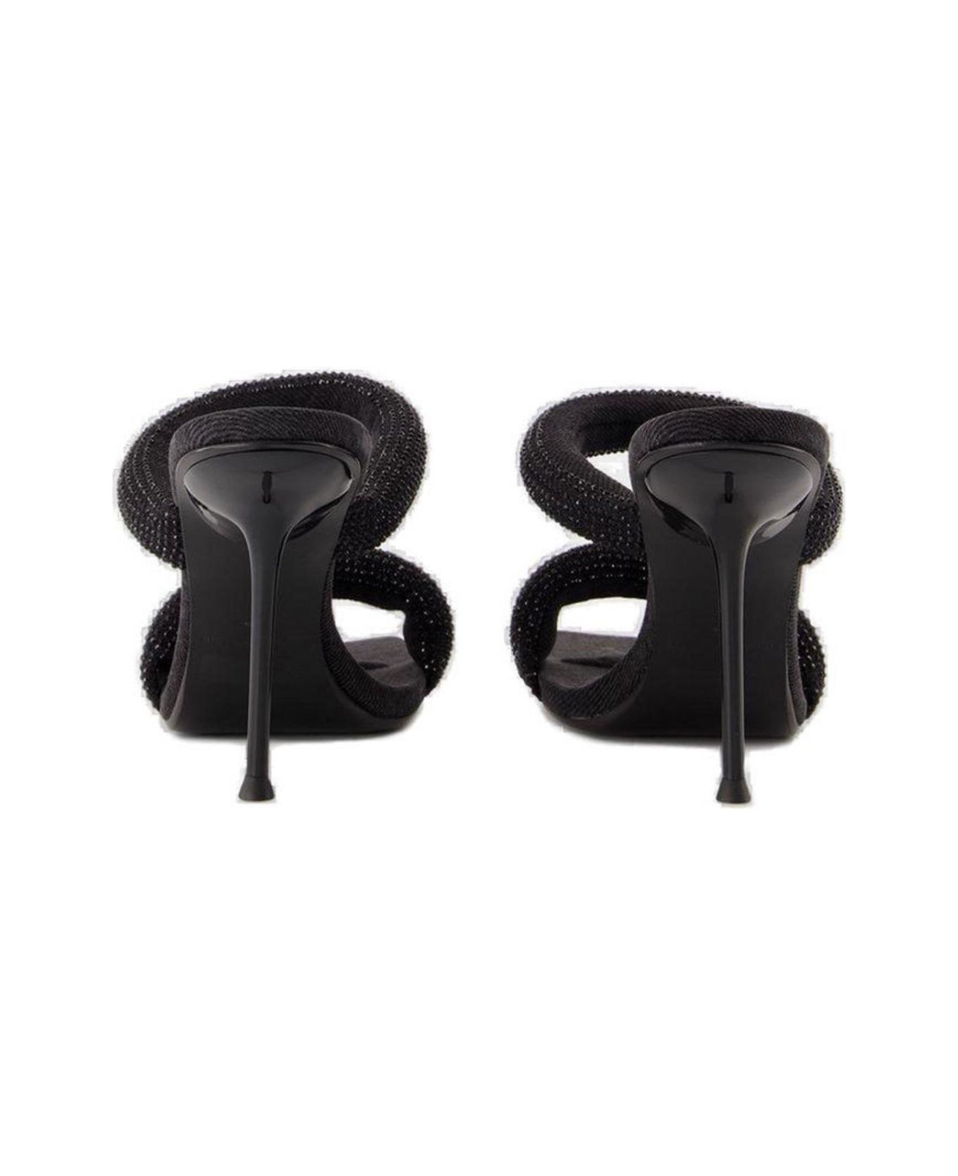 Julie Crystal Embellished Heeled Sandals - 3