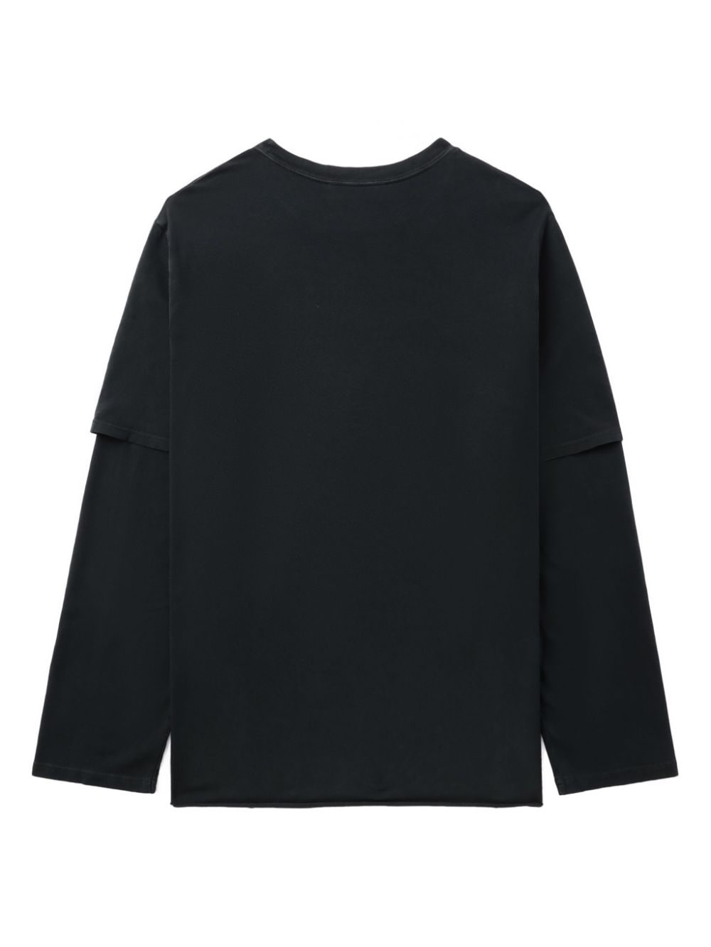 layered cotton T-shirt - 6