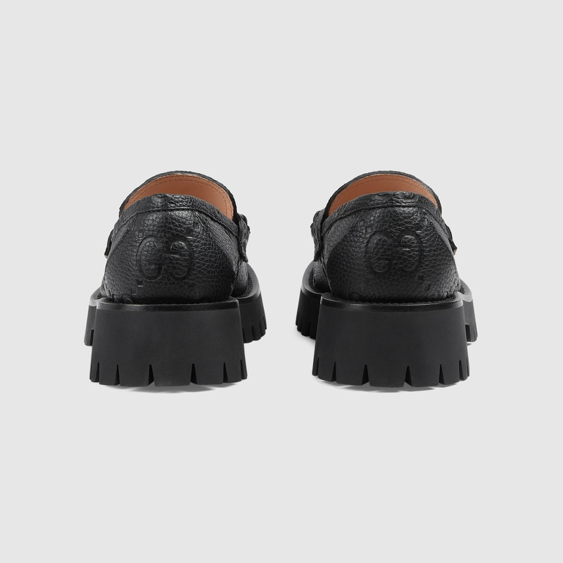 GUCCI Women's GG lug loafer with Horsebit outlook