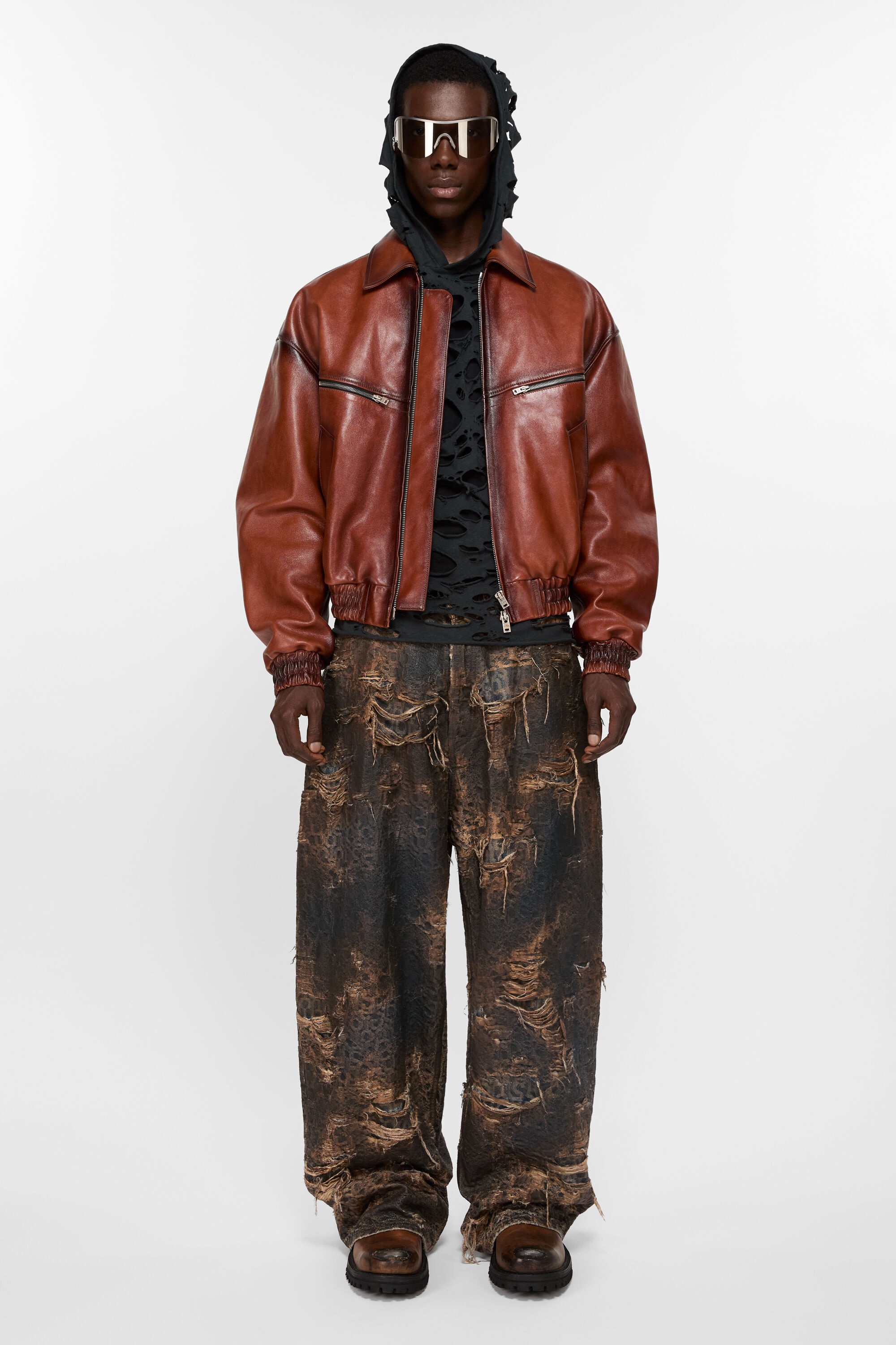 Super baggy fit jeans - 2023 - Brown - 2
