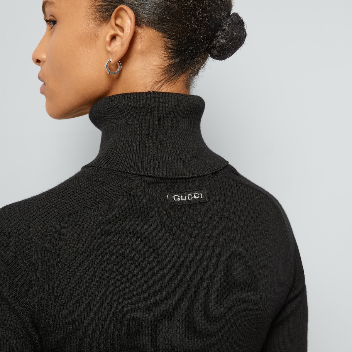Rib fine wool dress - 3