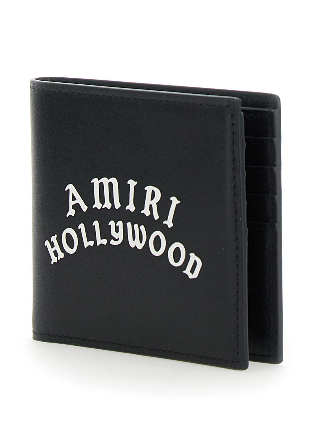 Amiri Men Bi-Fold Wallwt With Logo Lettering On The Front In Leather Man - 2