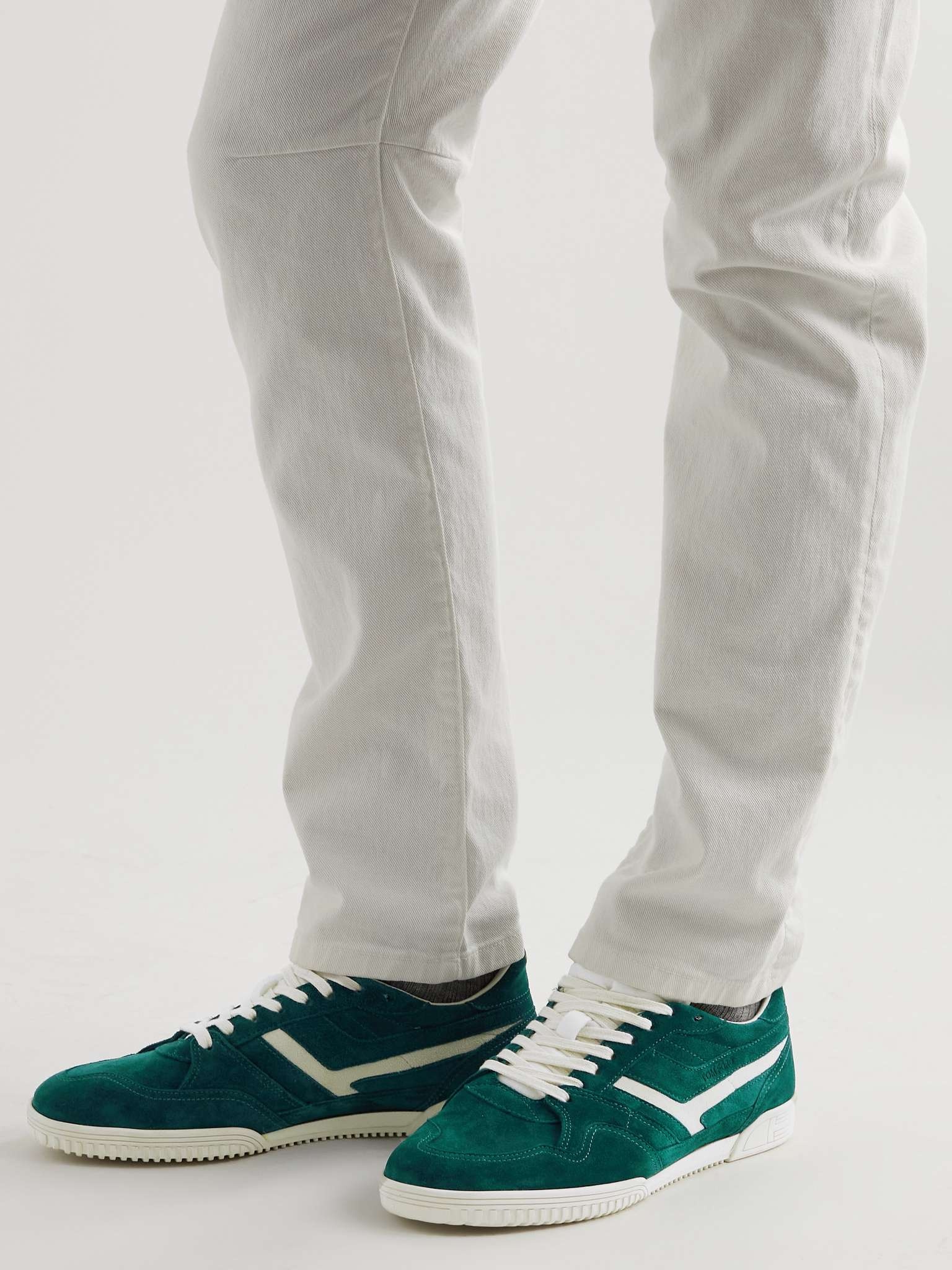 TOMFORD｜SNEAKERS (SUEDE JACKSON SNEAKER (J1348 LCL306N Tom Ford Jackson sneakers for Men - Blue in USA | Level Shoes