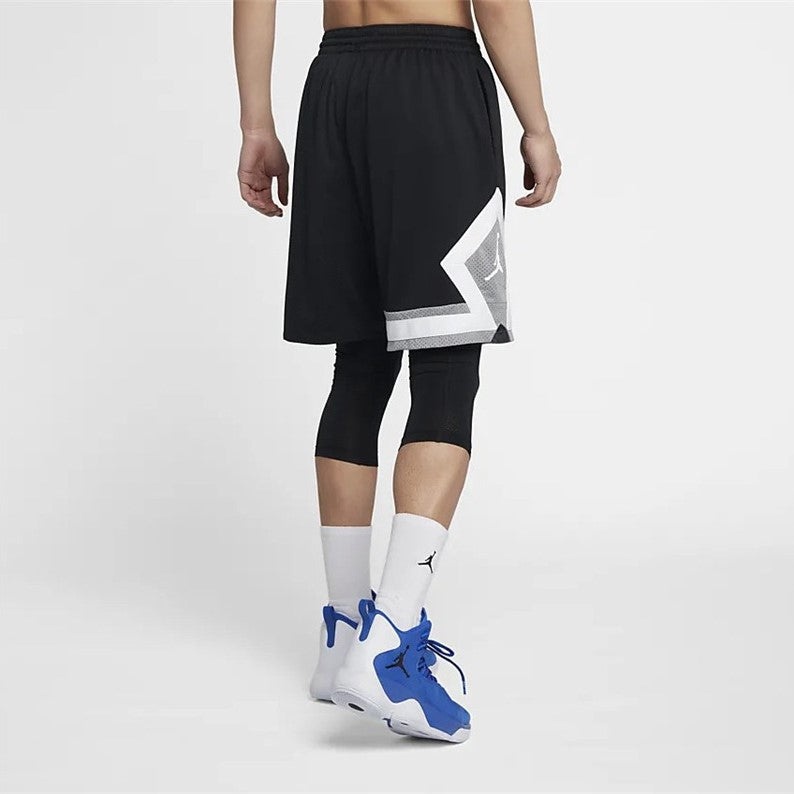 Air Jordan Drawstring Casual Sports Shorts Black CZ2505-010 - 4