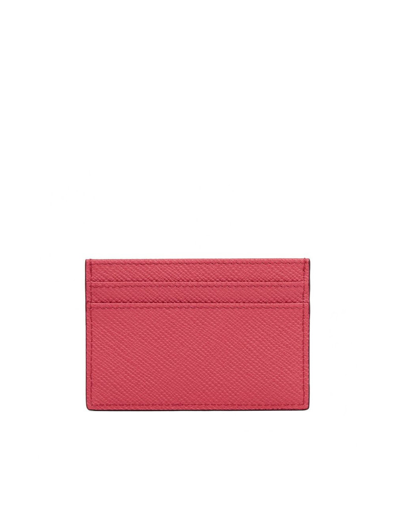 Smythson Panama leather flat card holder outlook