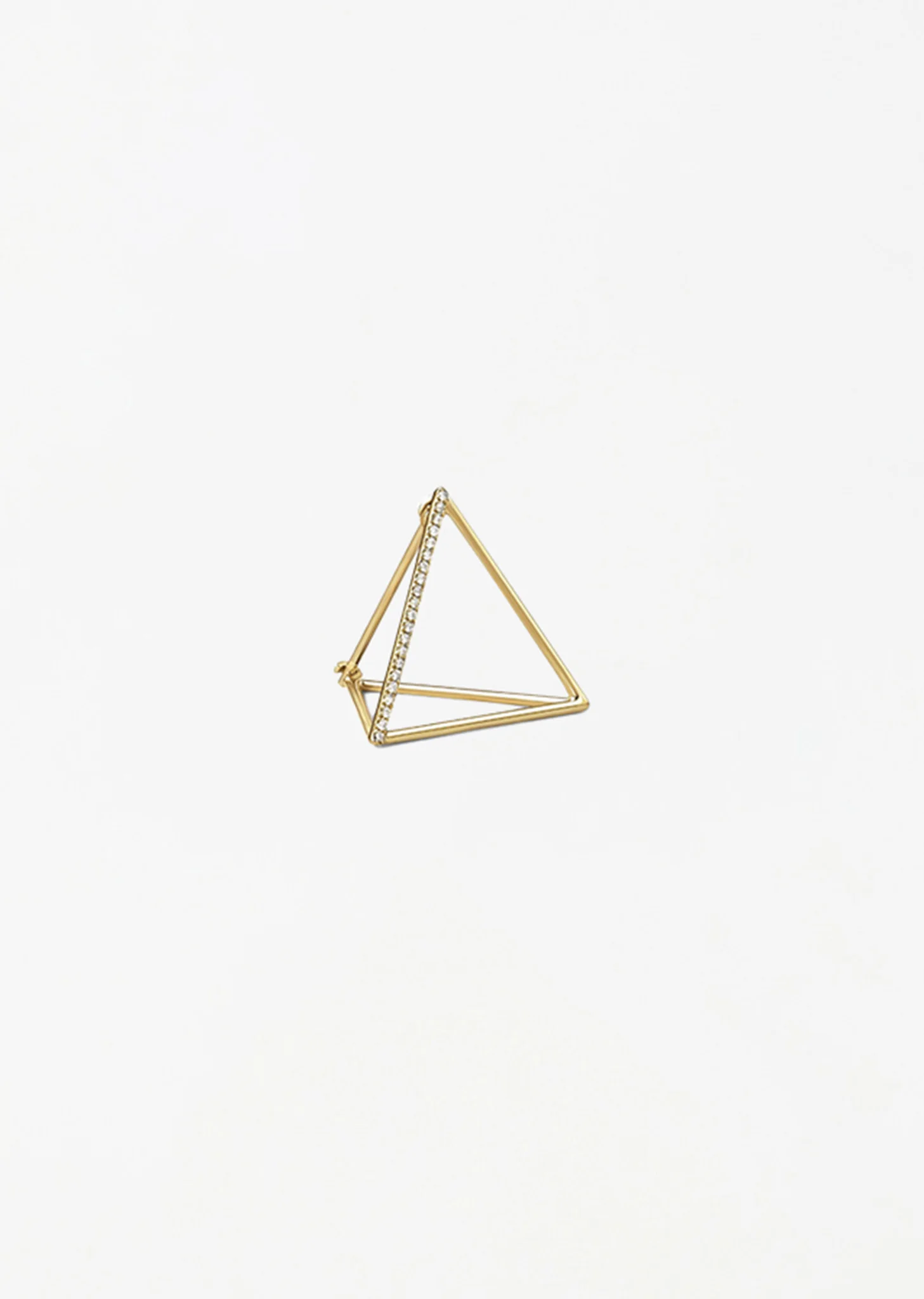 Diamond Triangle Earring 01 20 - 1