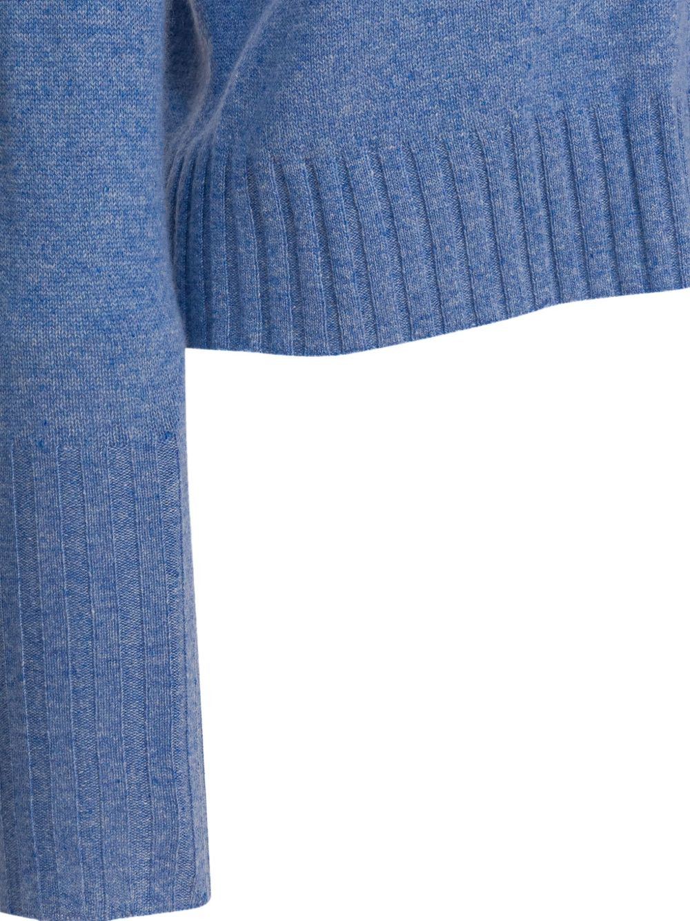 ribbed-hem sweater - 4