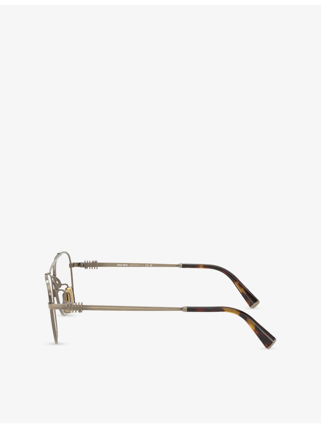 MU 51WV Square-Frame Metal Glasses - 3