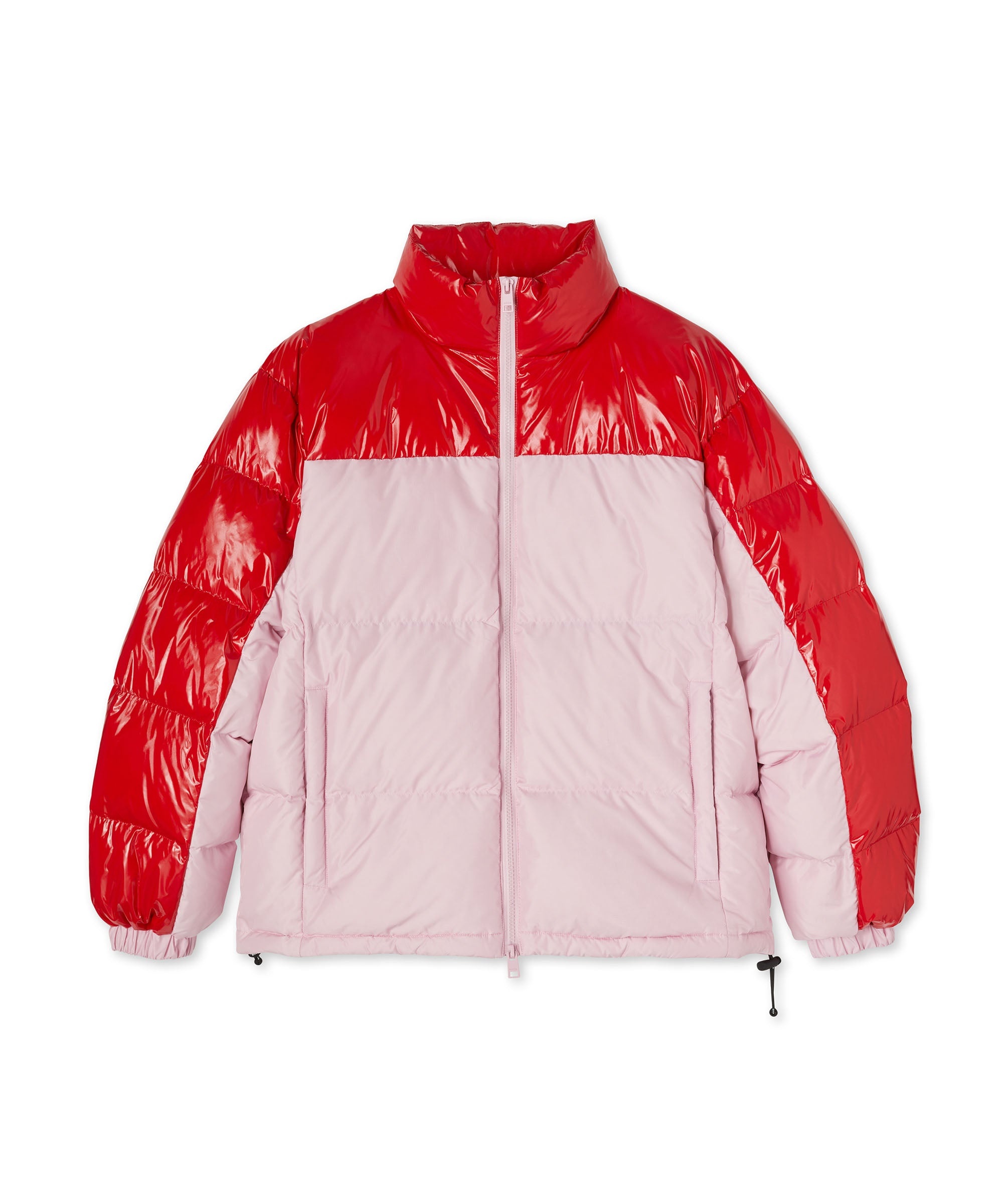 Shiny Ripstop Down Jacket W/logo