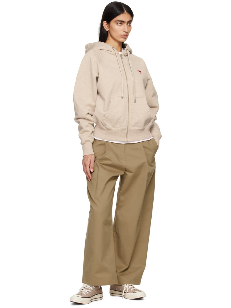 Converse Taupe Chuck 70 Vintage Canvas Sneakers outlook