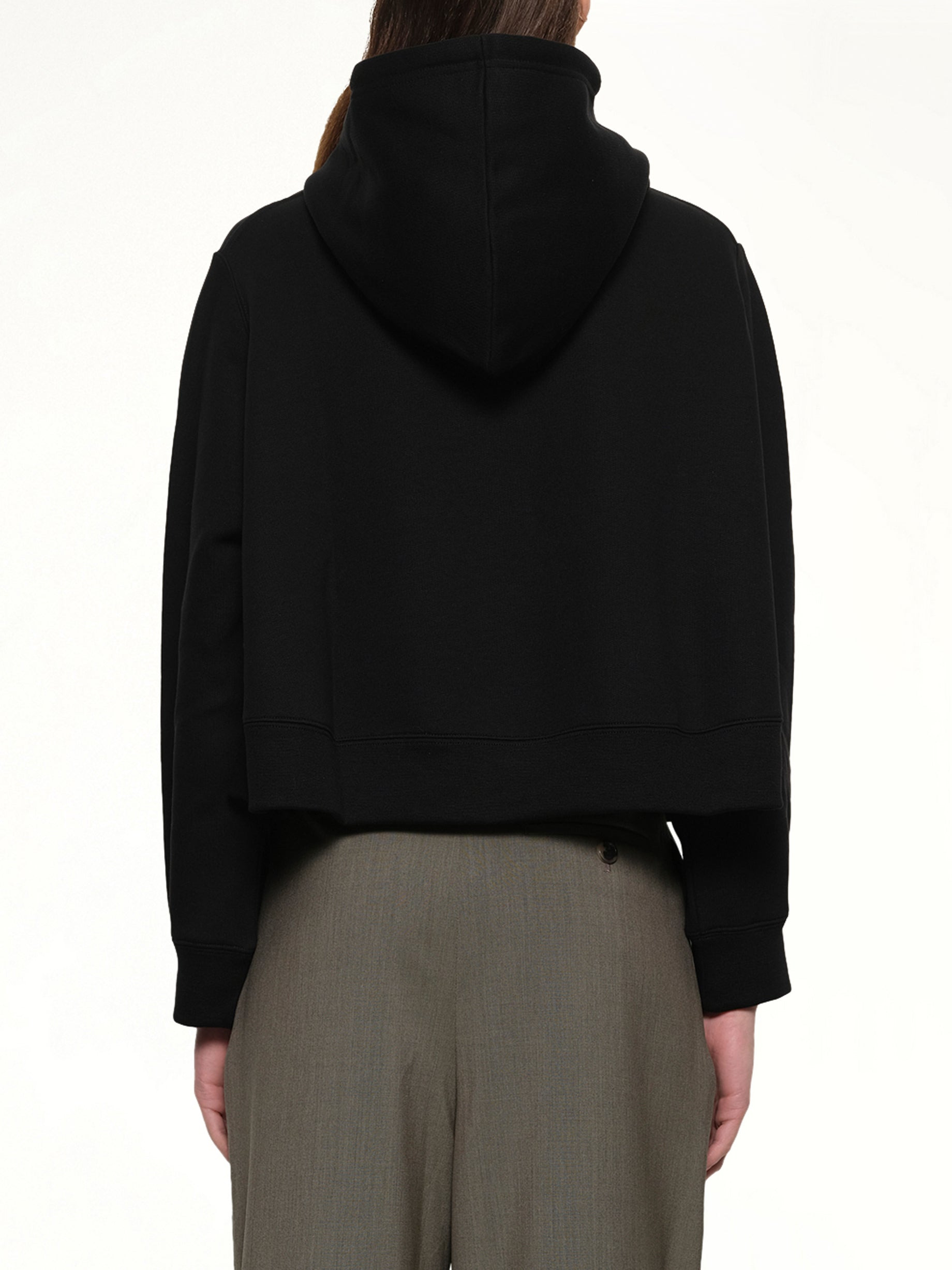 Trapeze Hoodie in Black - 5