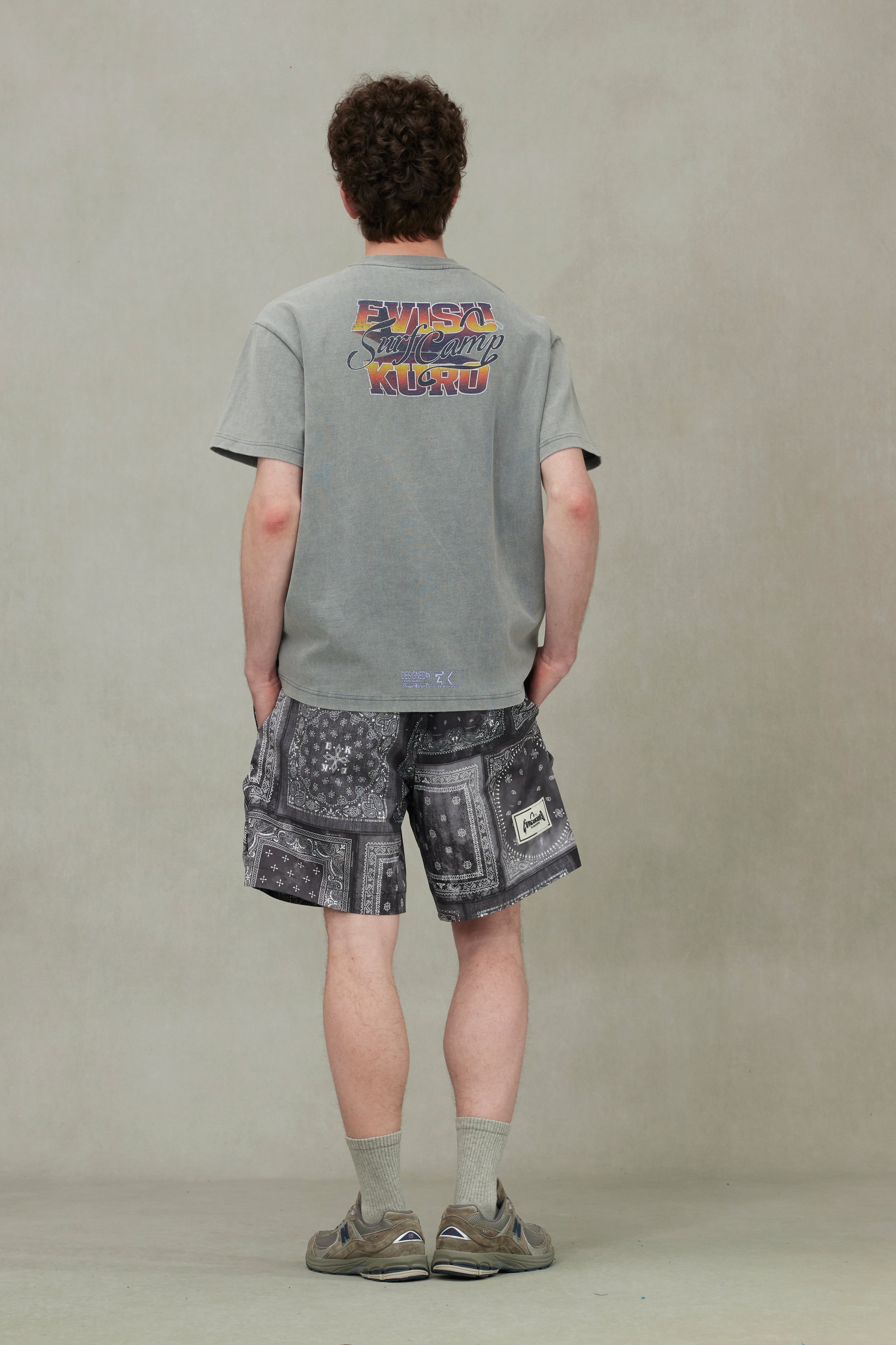 Logo Embroidery and Surf Camp Print Regular Fit T-shirt - 4