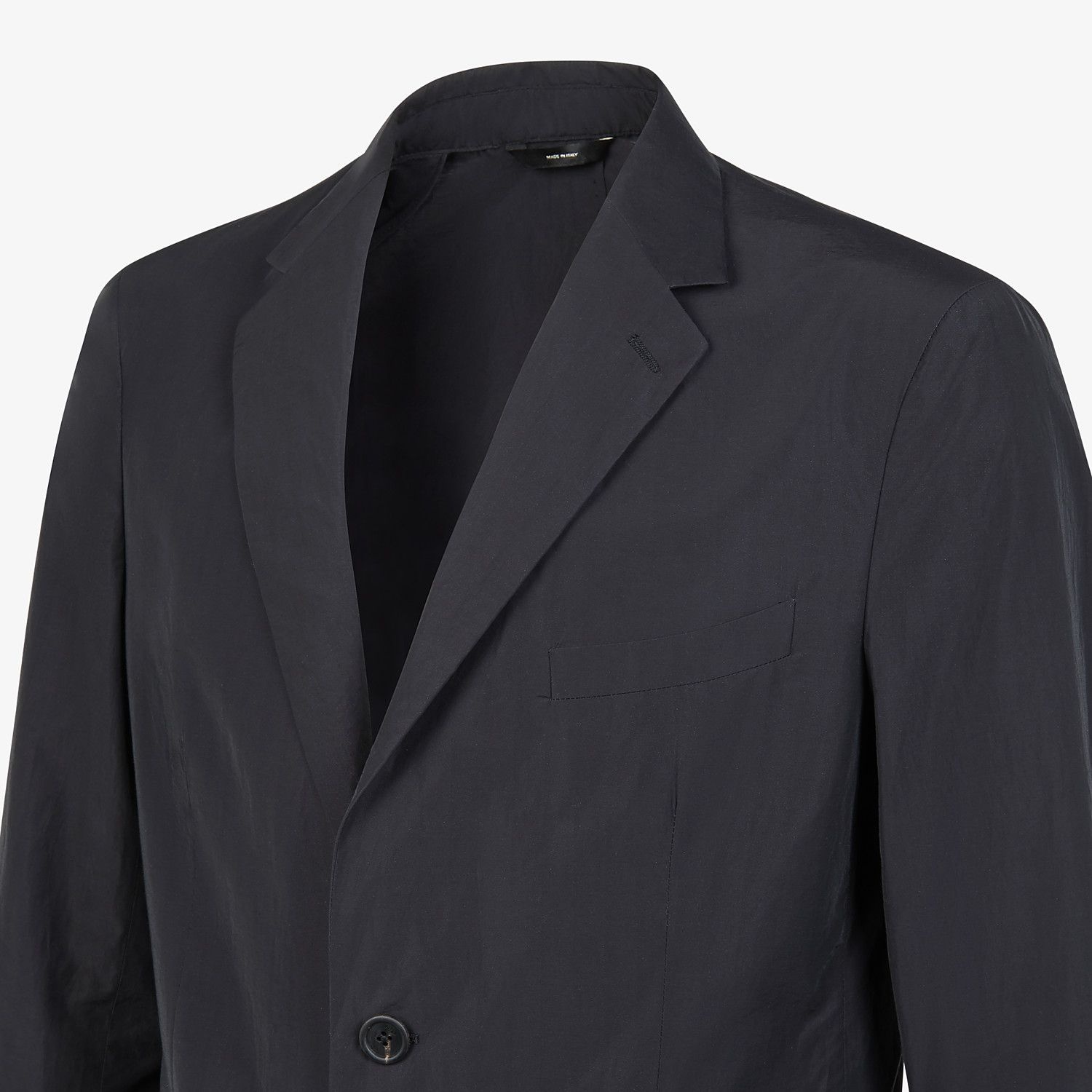 Blazer in black nylon and cotton - 4