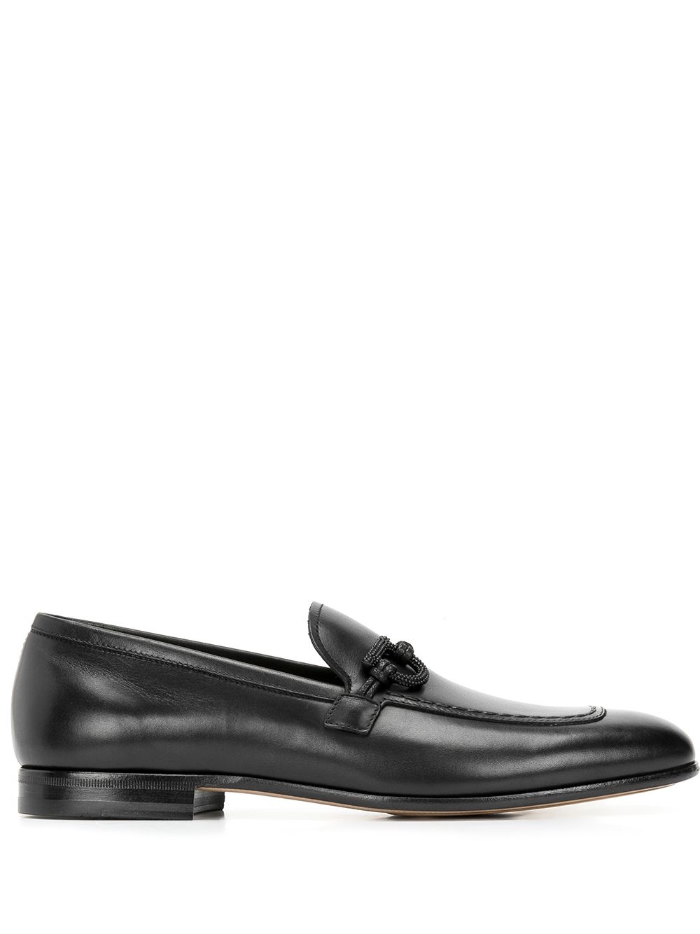 slip-on leather loafers - 1