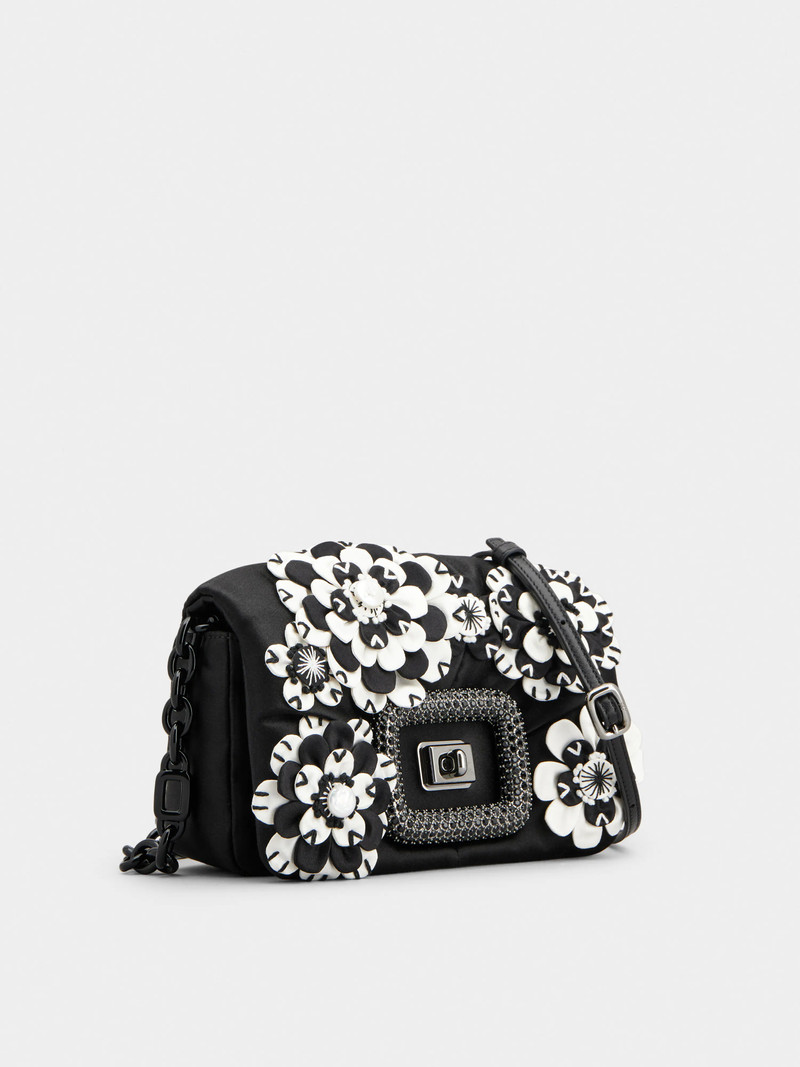 Roger Vivier Viv' Choc Bag in satin outlook