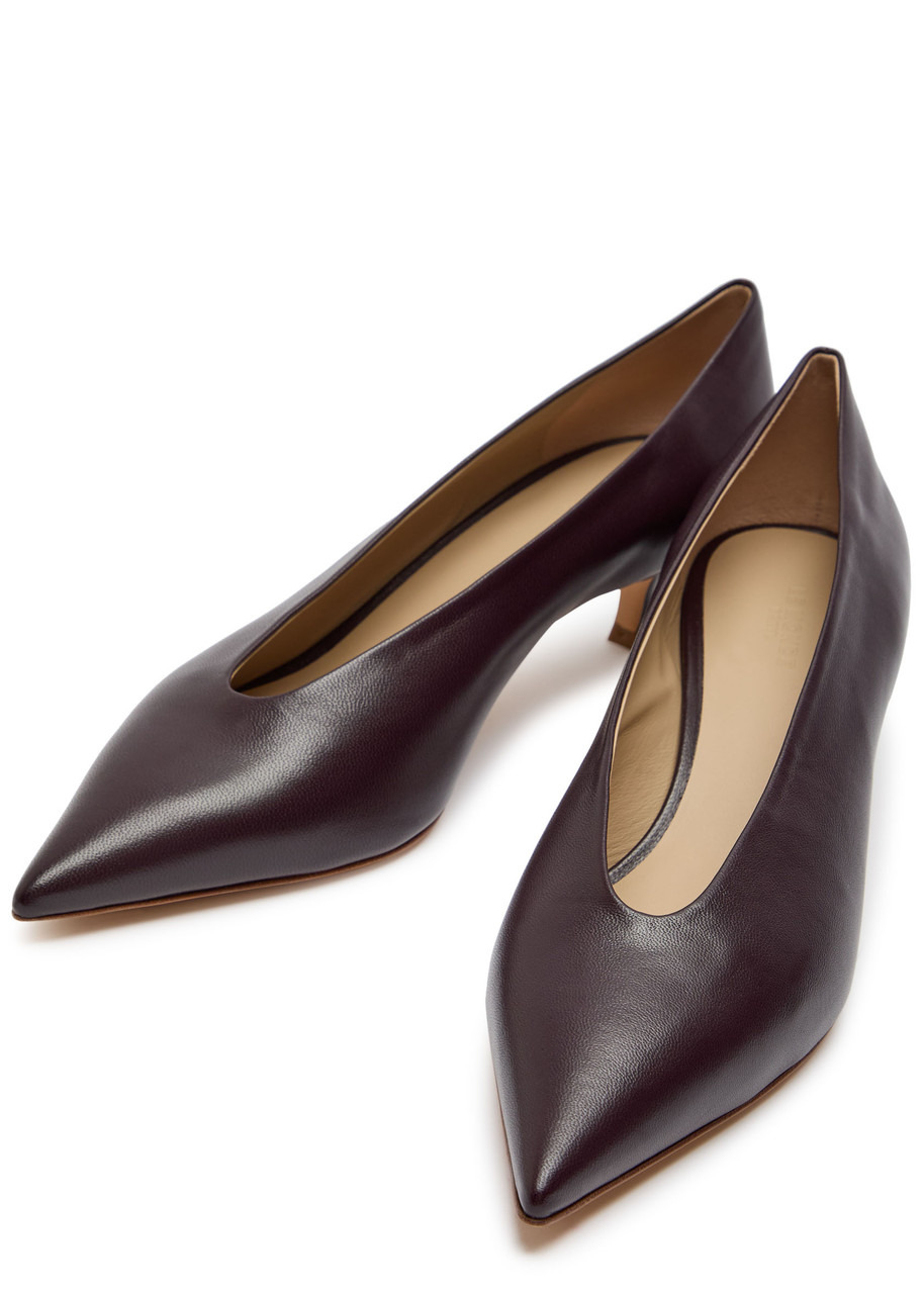 LE Monde Beryl Babouche 40 Leather Pumps - 3