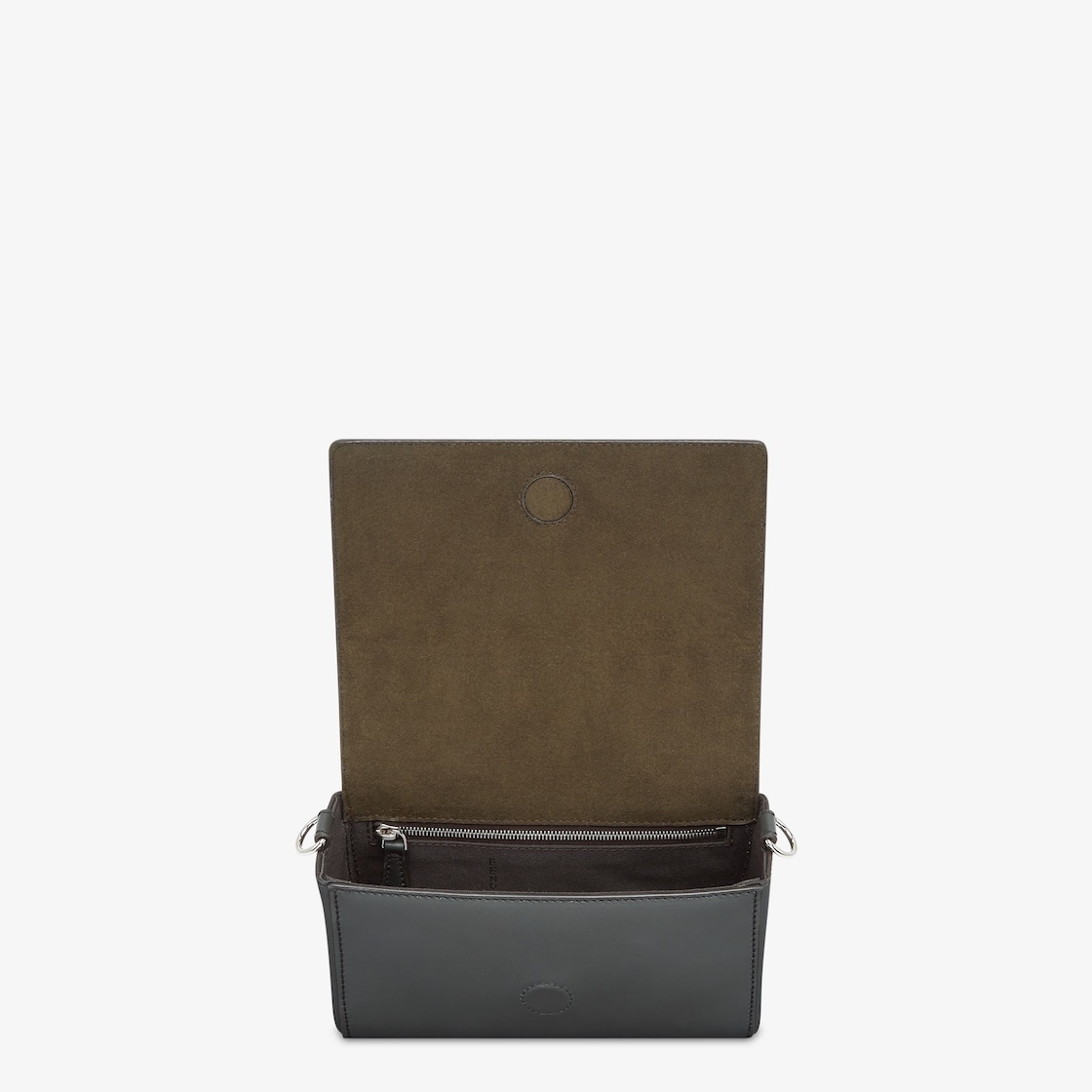 【送料&関税込】Fendi Squared Ff Compact Bag FF Squared Compact Bag Leather Black | Fendi