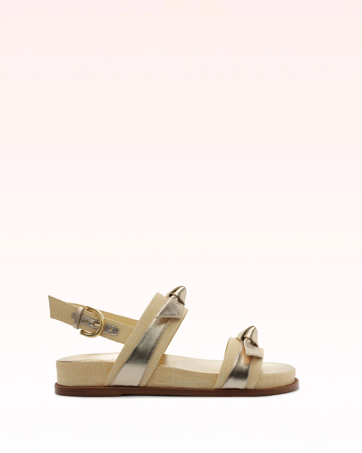CLARITA RAFFIA SPORT SANDAL GOLDEN - 1
