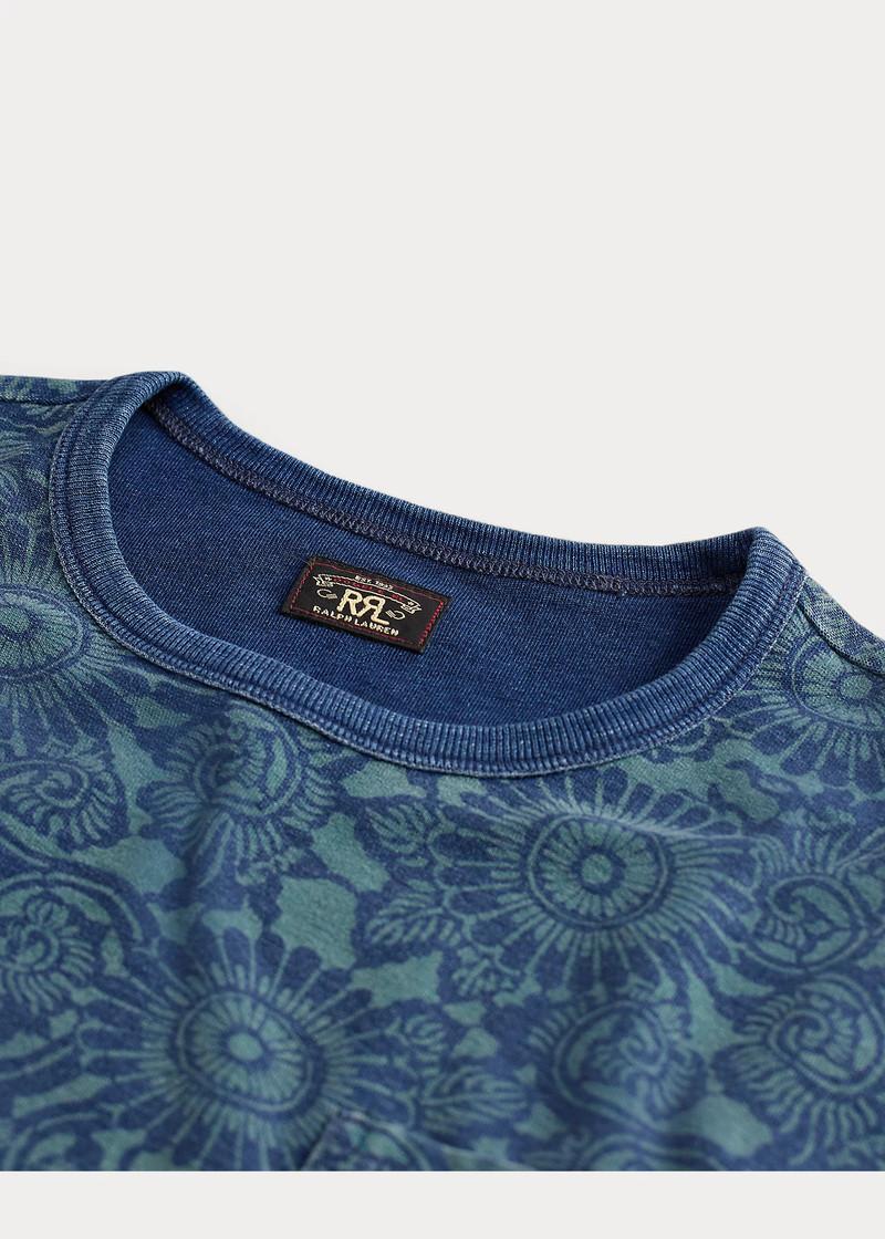 Indigo Print Jersey T-Shirt 3