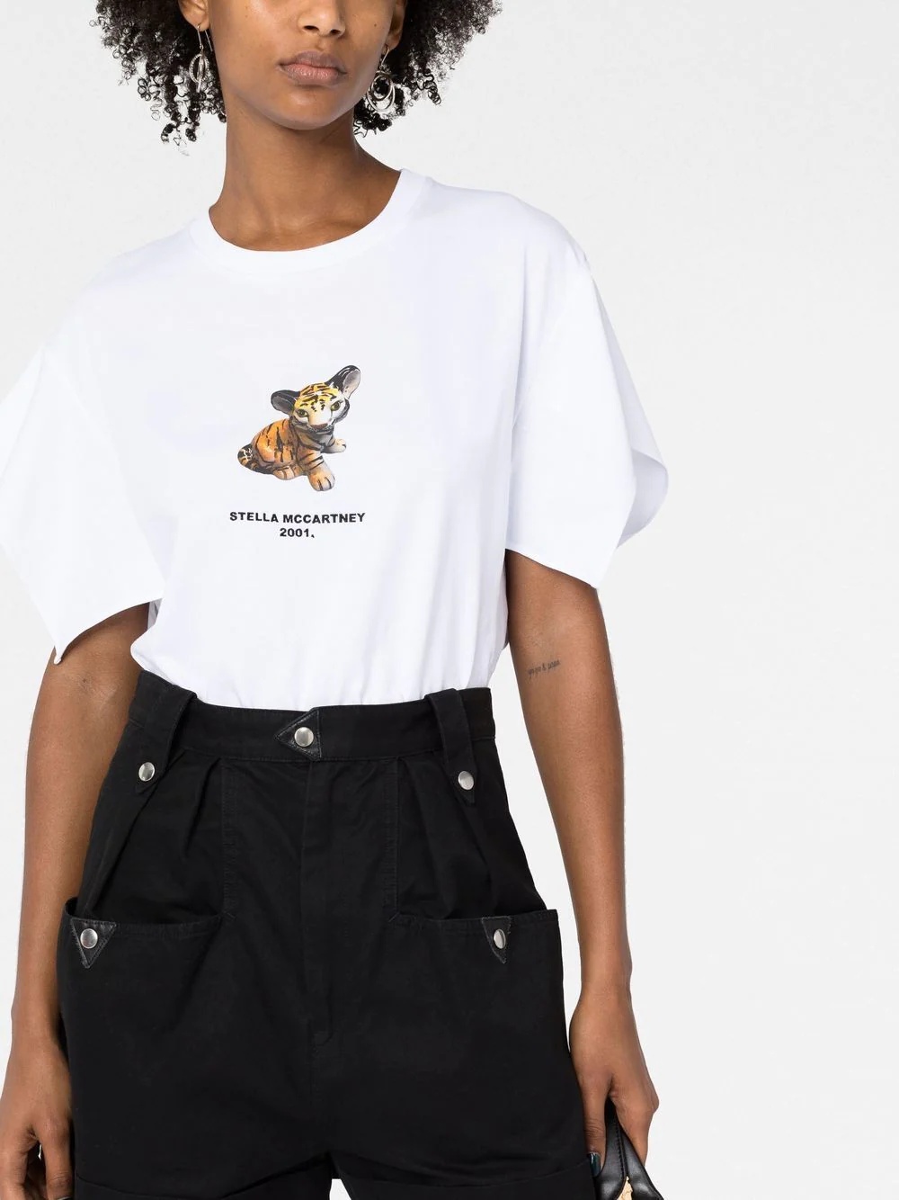 Tiger-print cotton T-shirt - 5