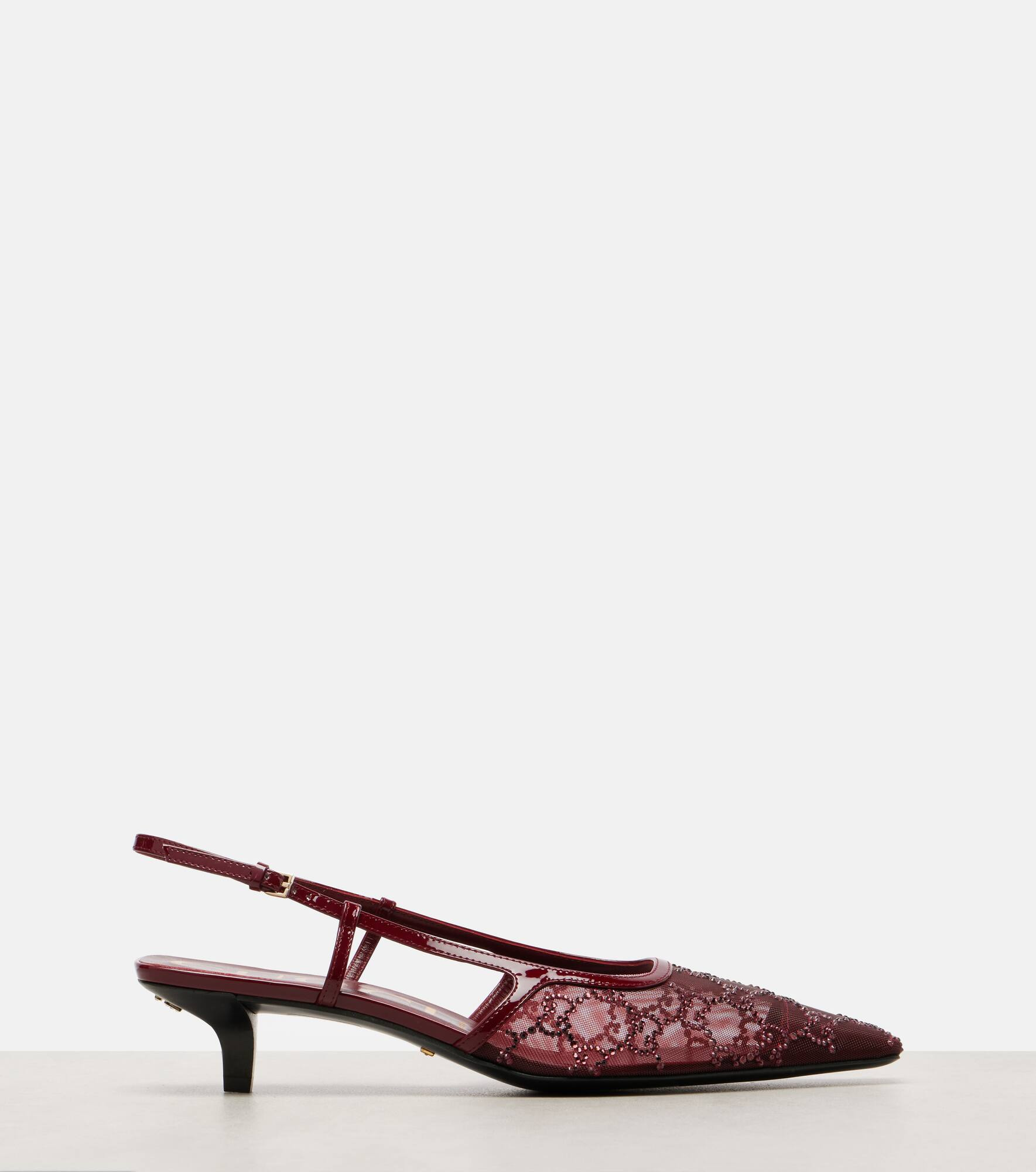 GG Demi mesh slingback pumps - 4