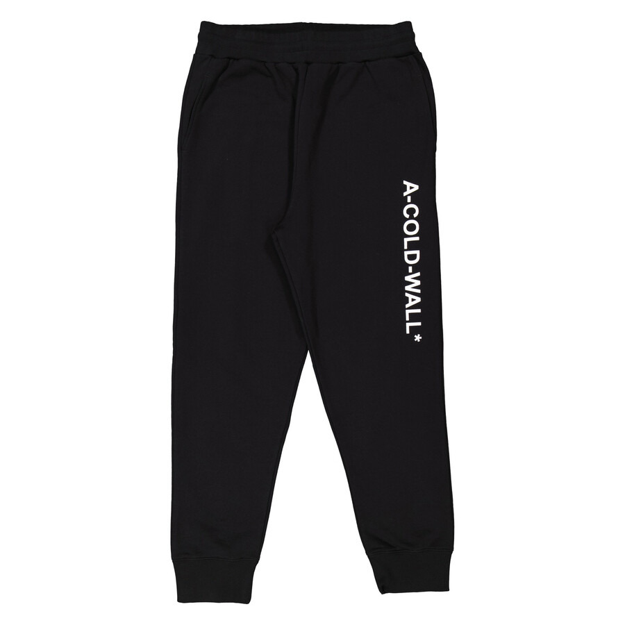 A Cold Wall Black Essentials Logo-Print Track Pants - 1