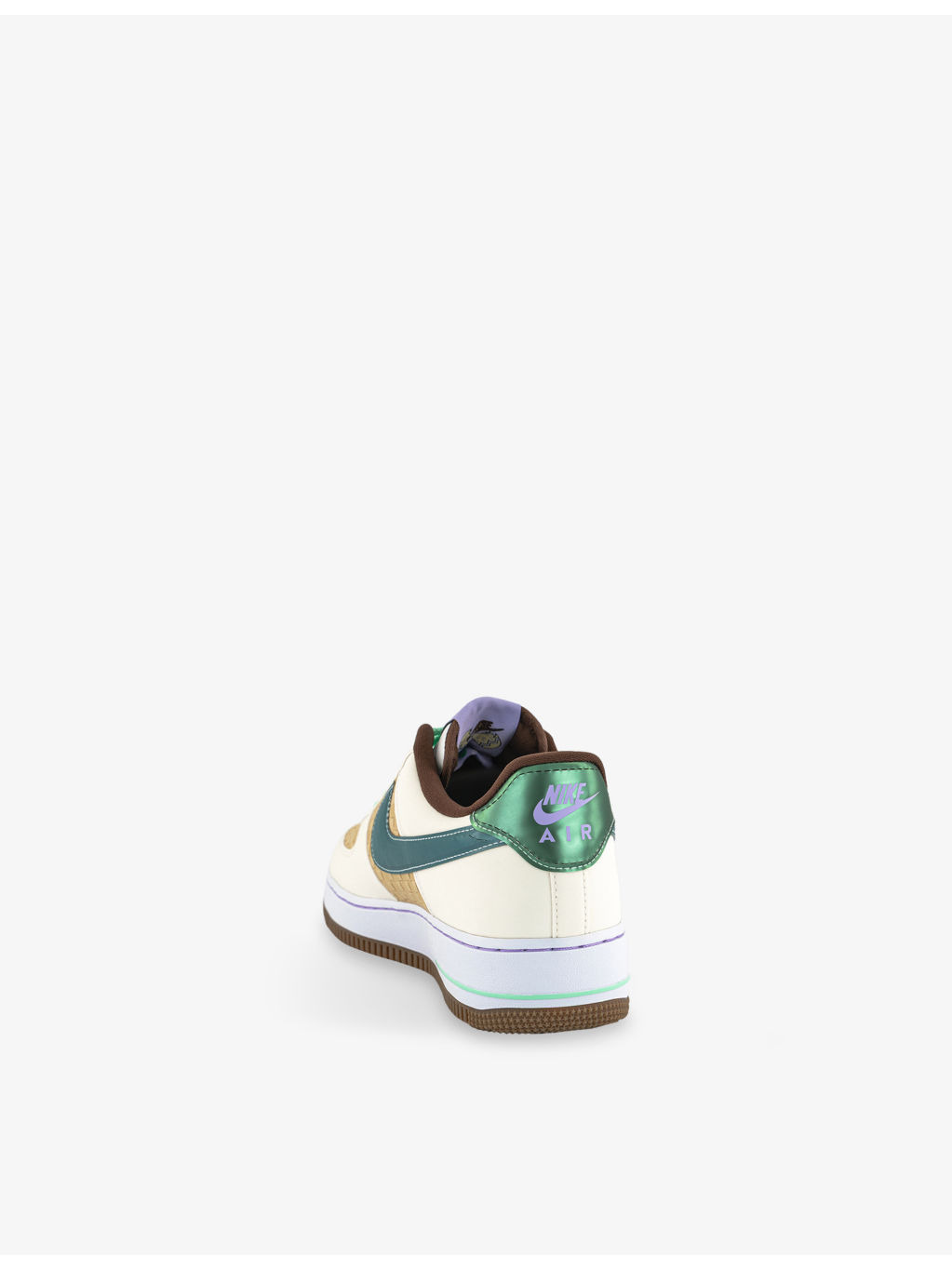 Air Force 1 Retro Low Low-Top Leather Trainers - 4