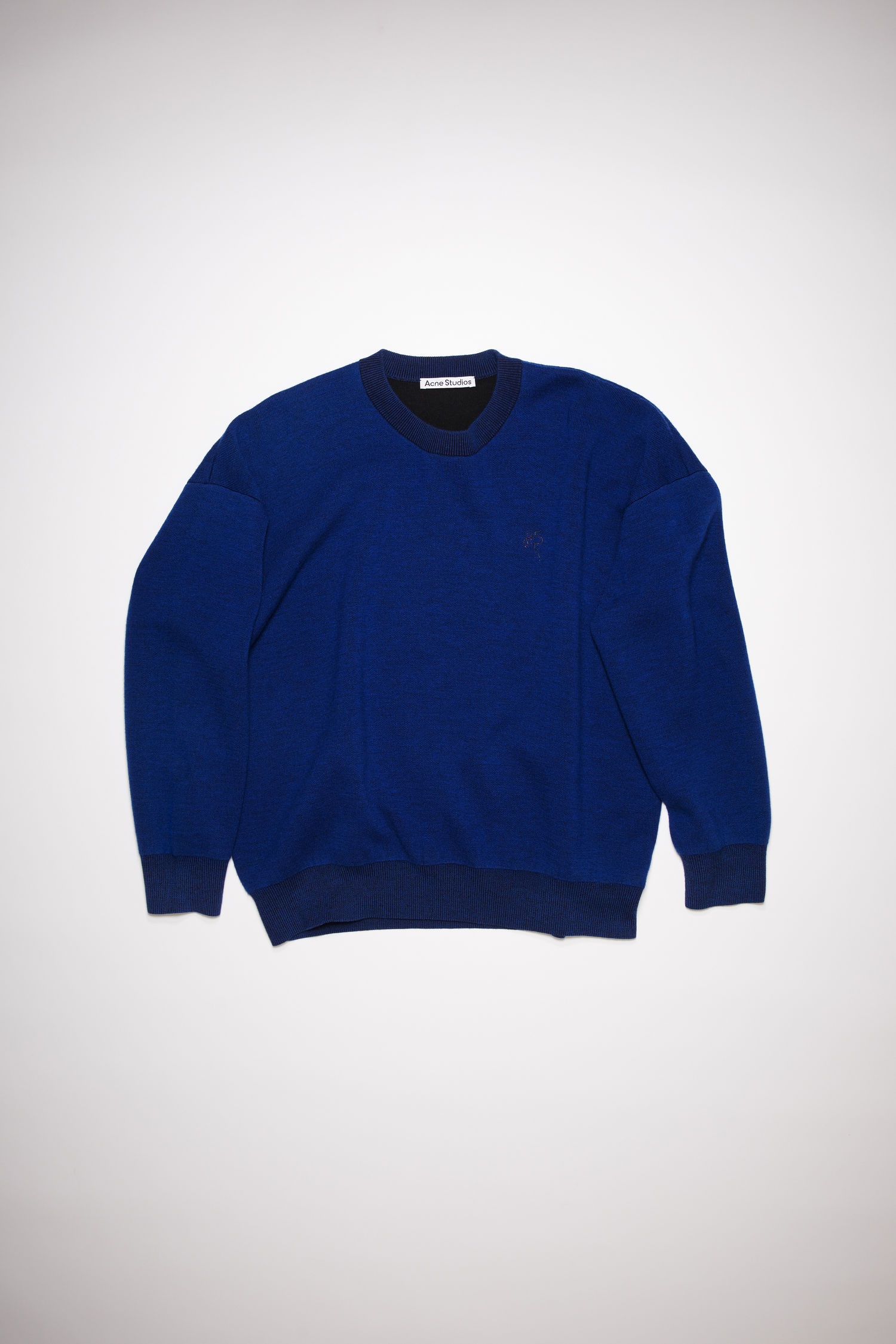 Crew neck sweater - Indigo blue - 1