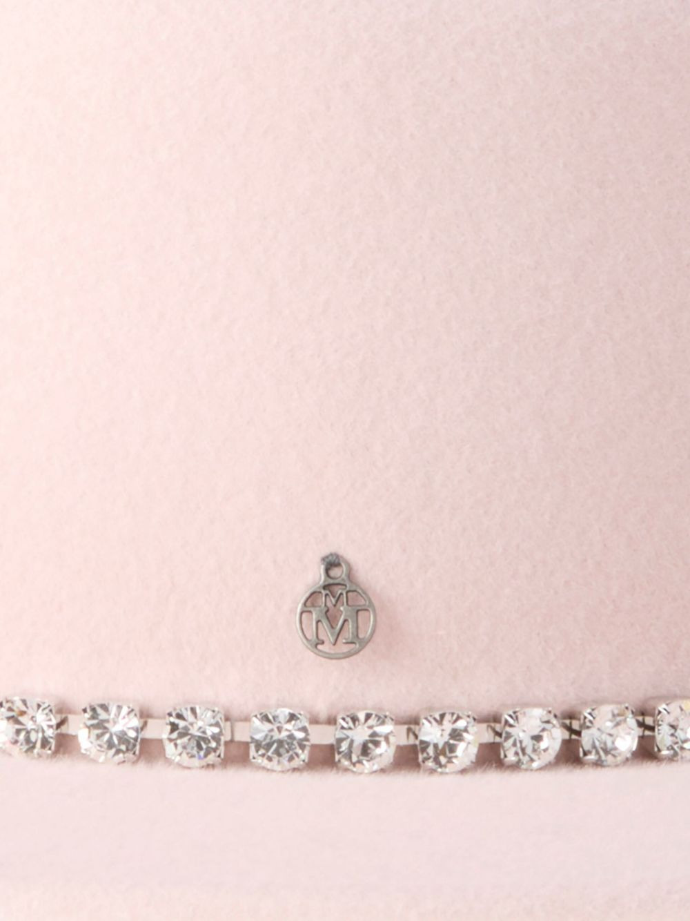 crystal-embellished hat - 2