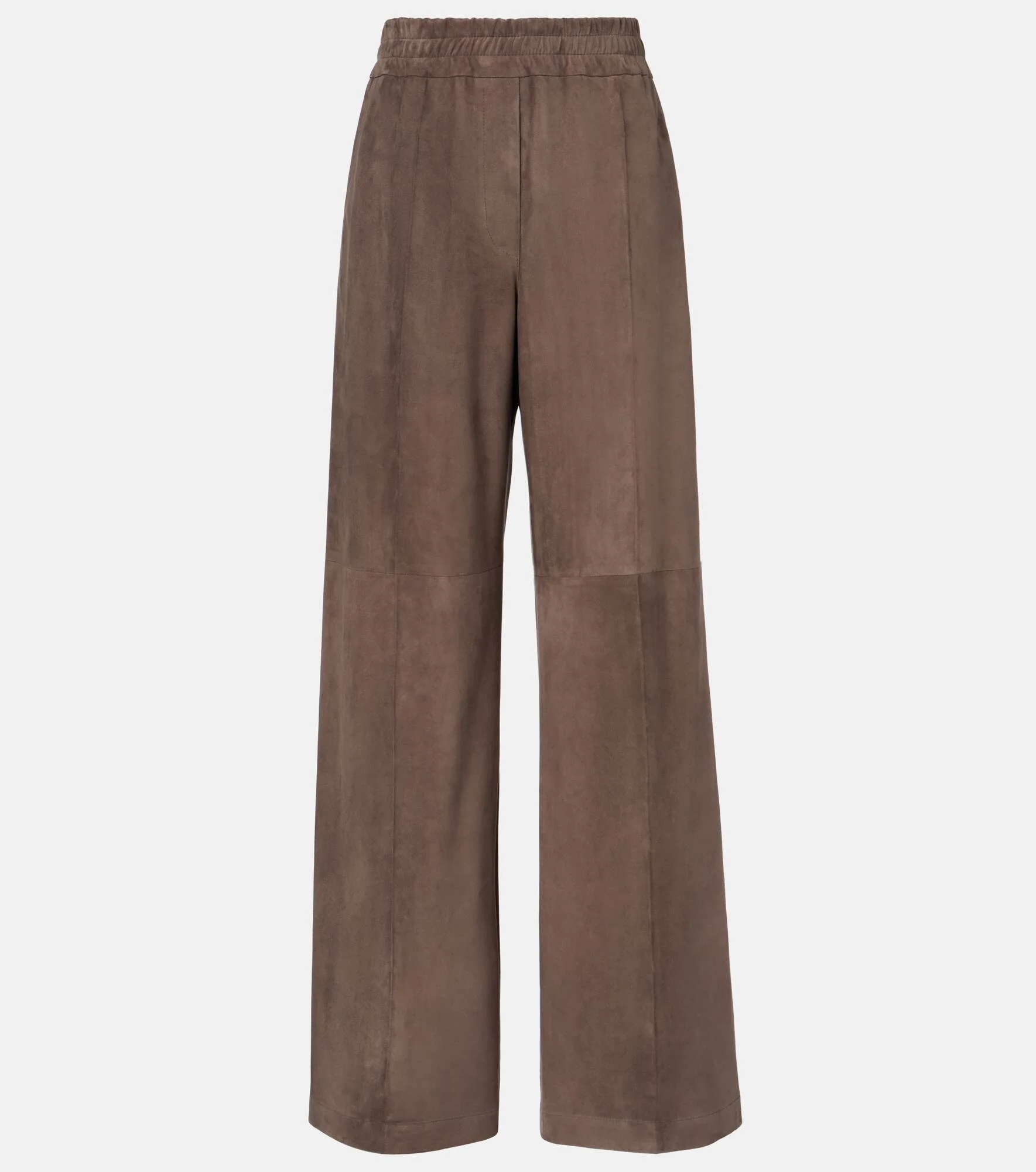 Suede wide-leg pants - 1