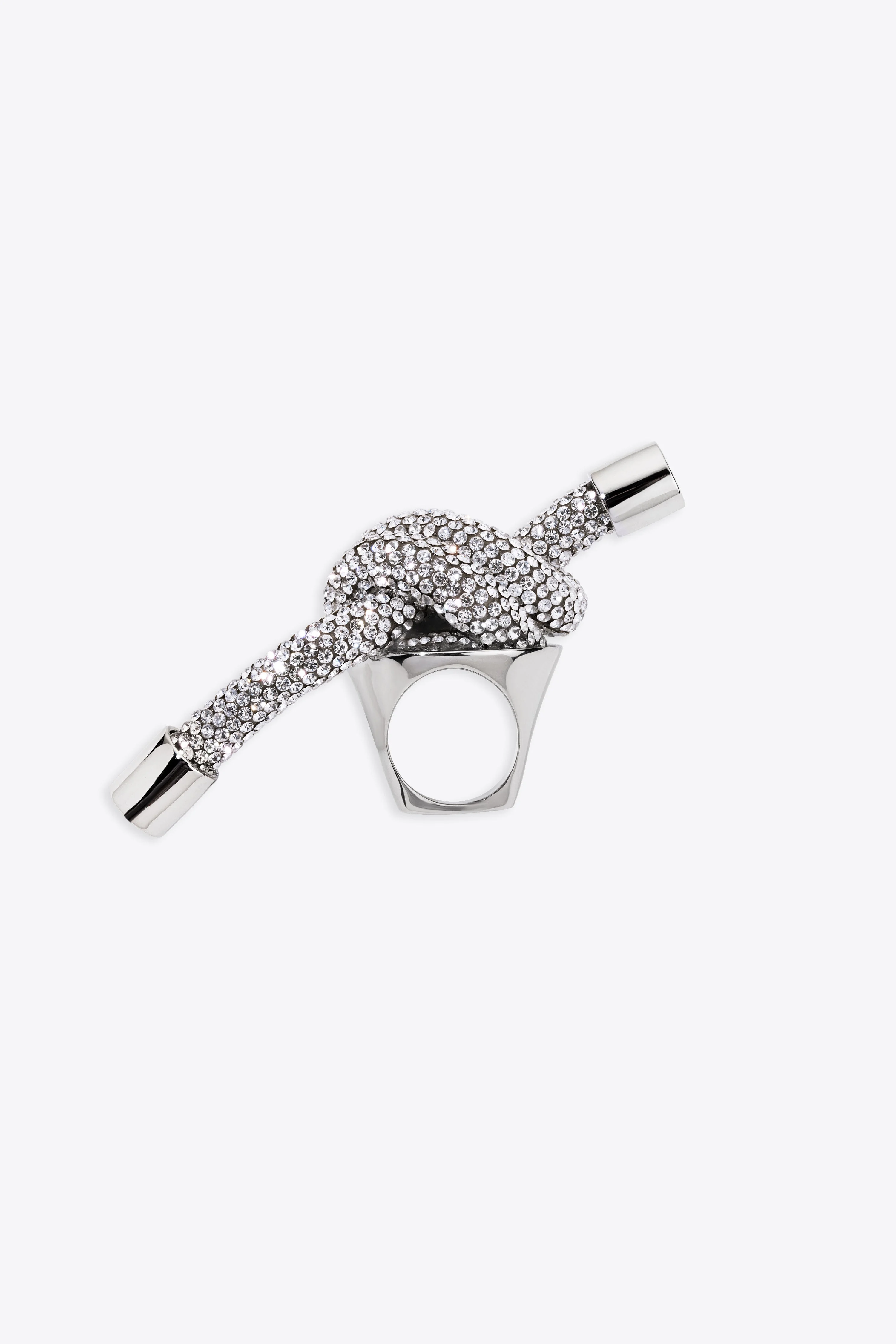 CRYSTAL KNOT RING - 1