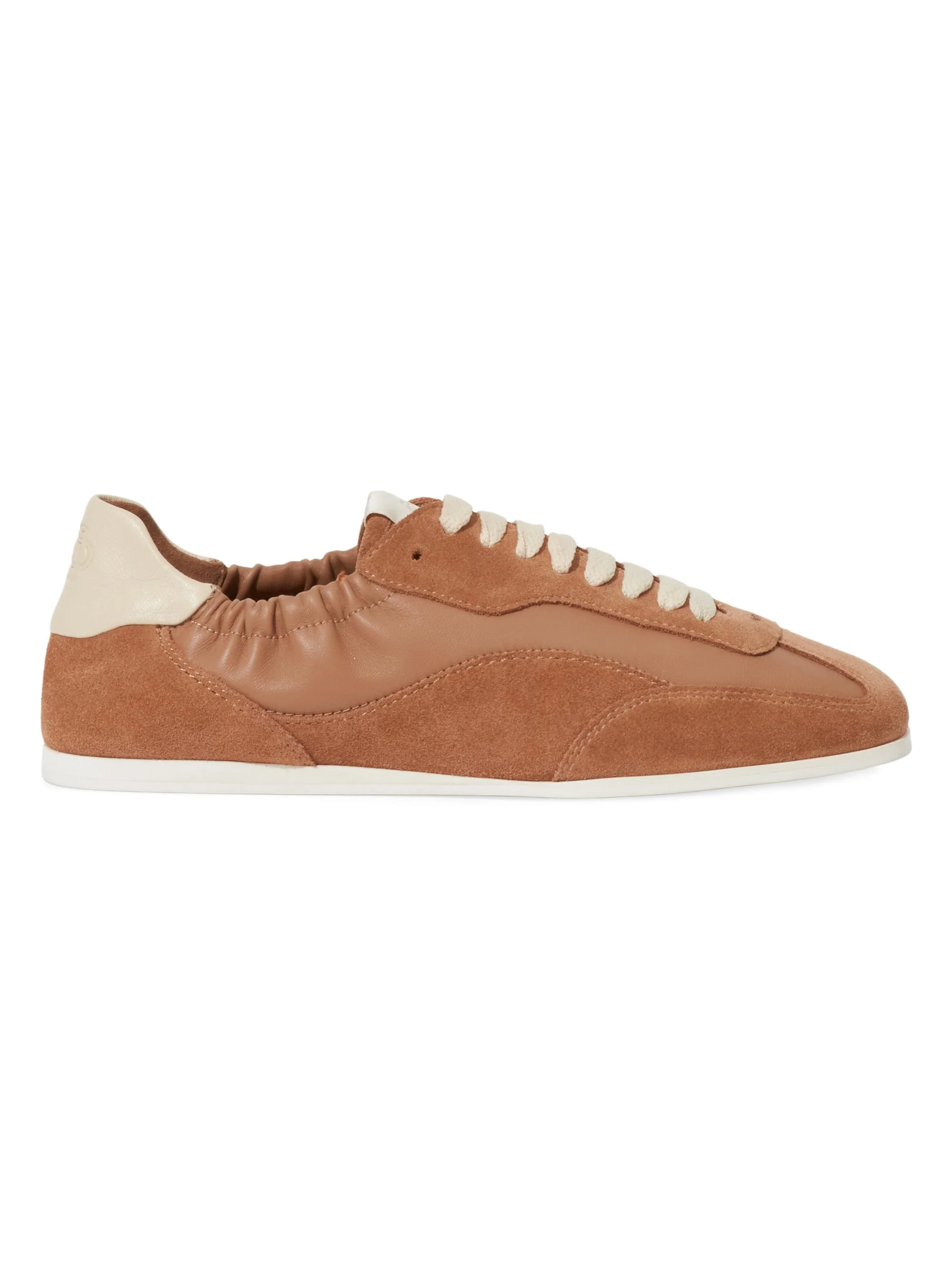 Women's Georgie Suede & Leather Sneakers - Camel - 1