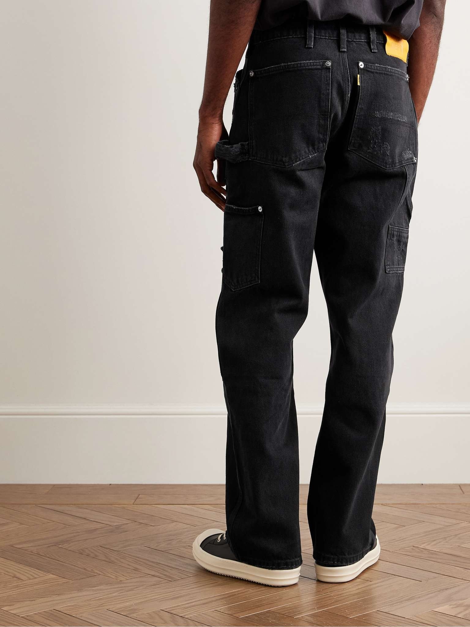 Branko Carpenter Straight-Leg Distressed Jeans - 5