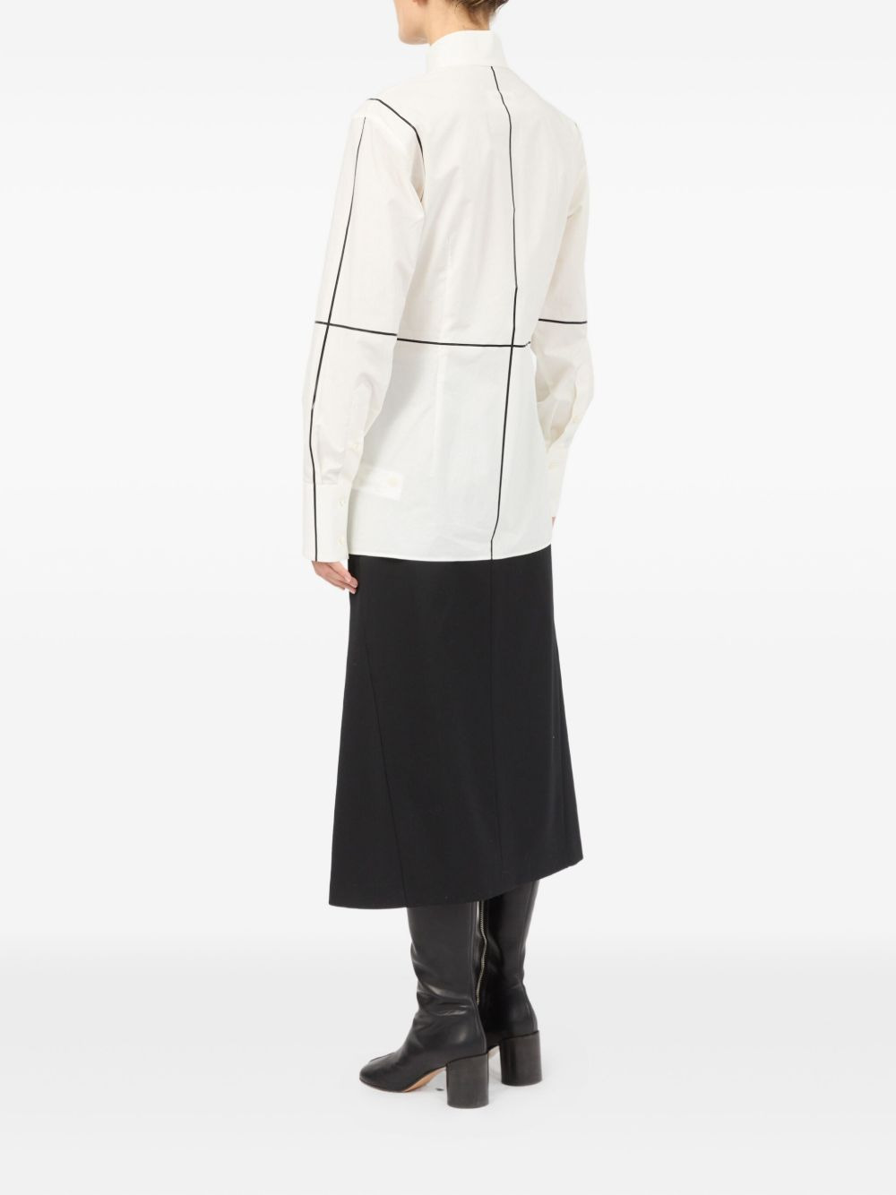 panelled shirt - 5