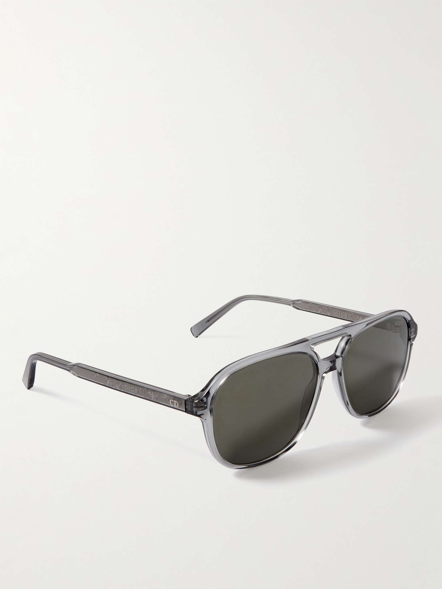 Indior N1I Acetate Round-Frame Sunglasses - 3