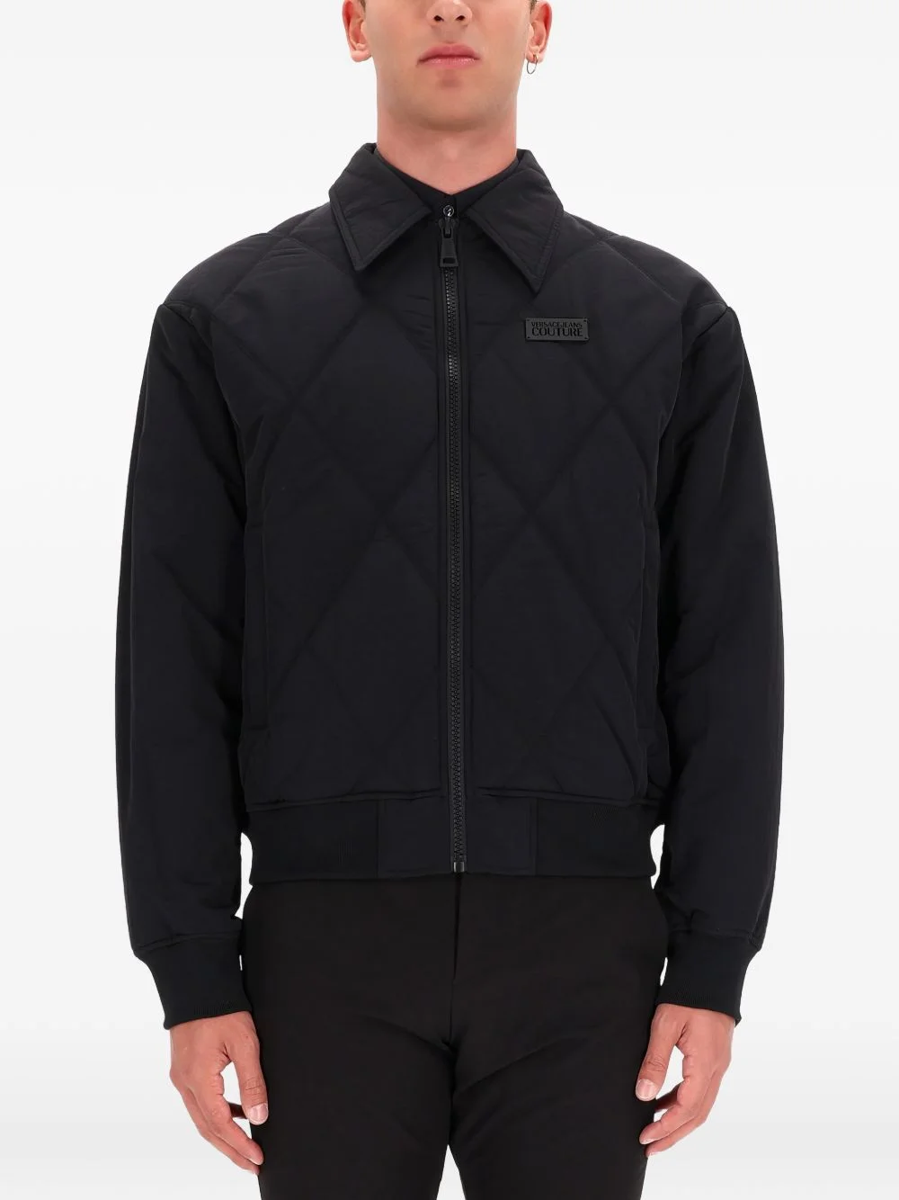 quilted padded jacket - 1