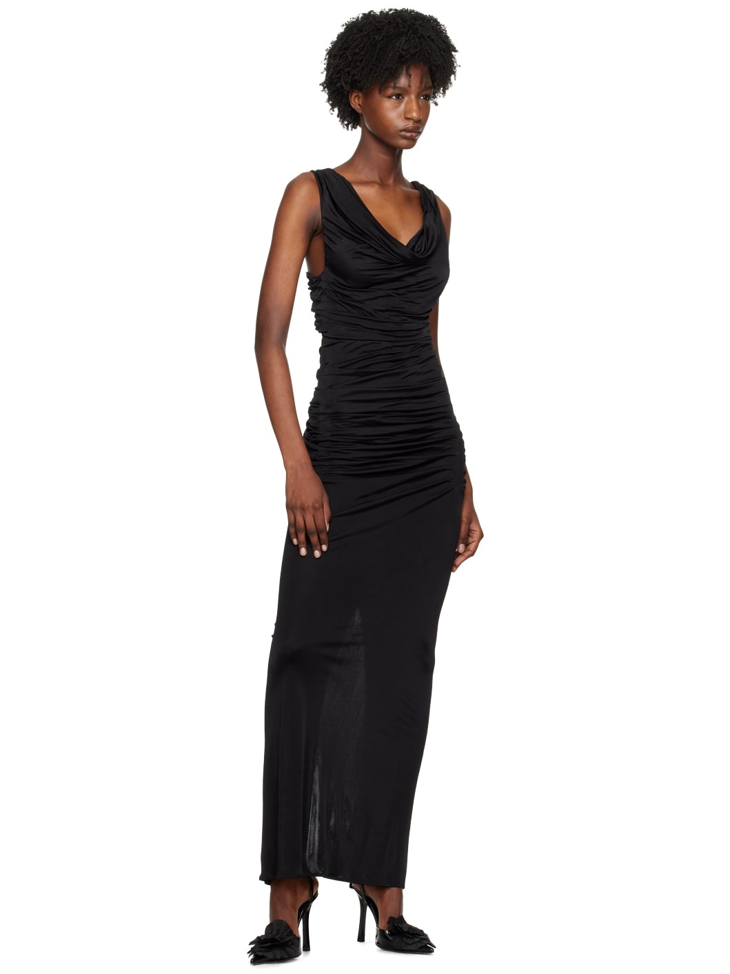 Black Ina Maxi Dress - 4