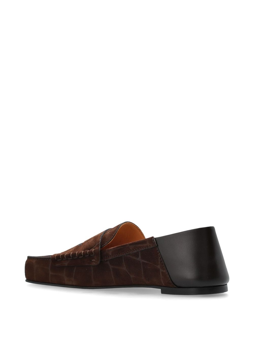 The Carré suede loafers - 3