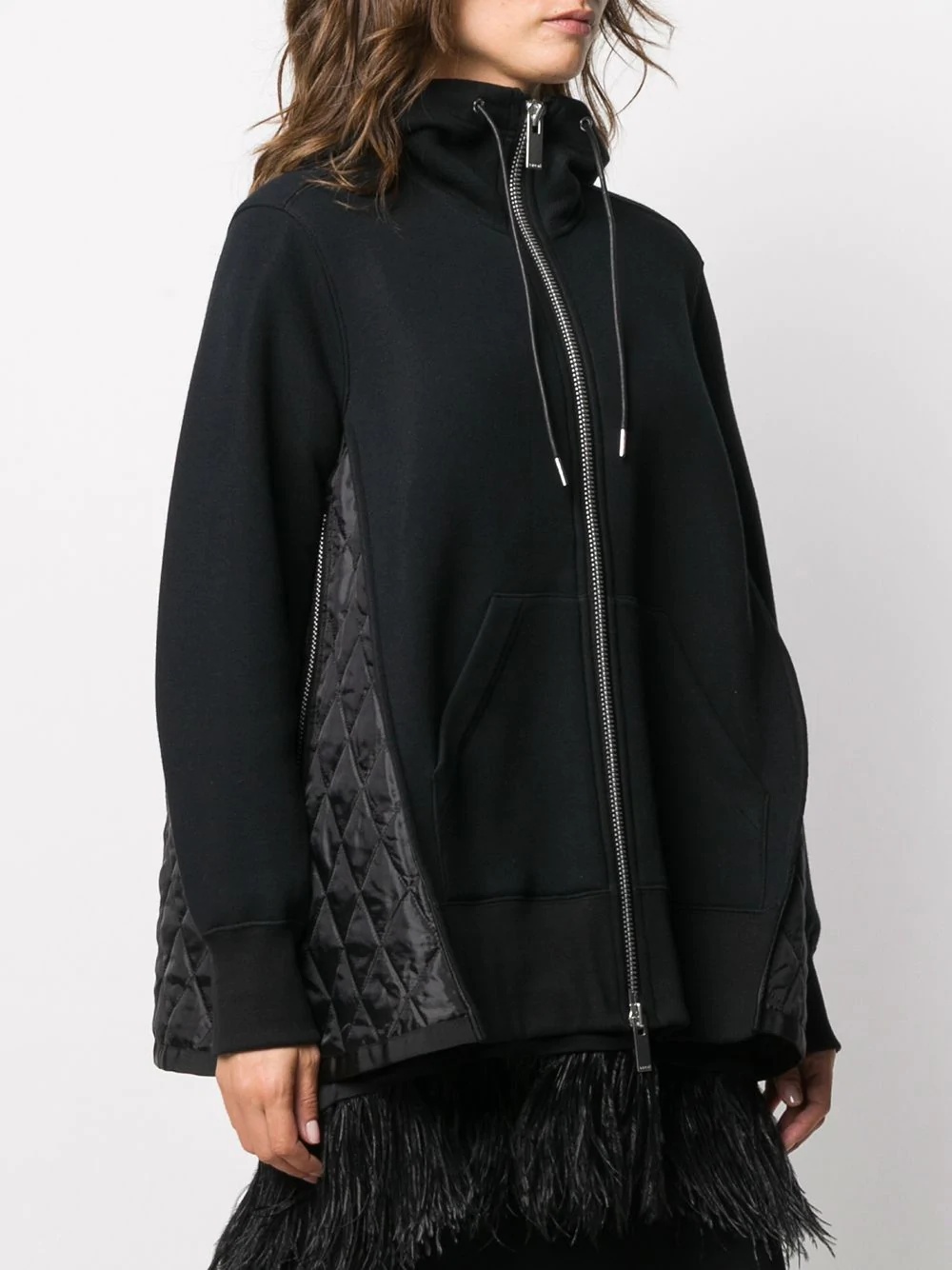 zipped hooded jacket - 3