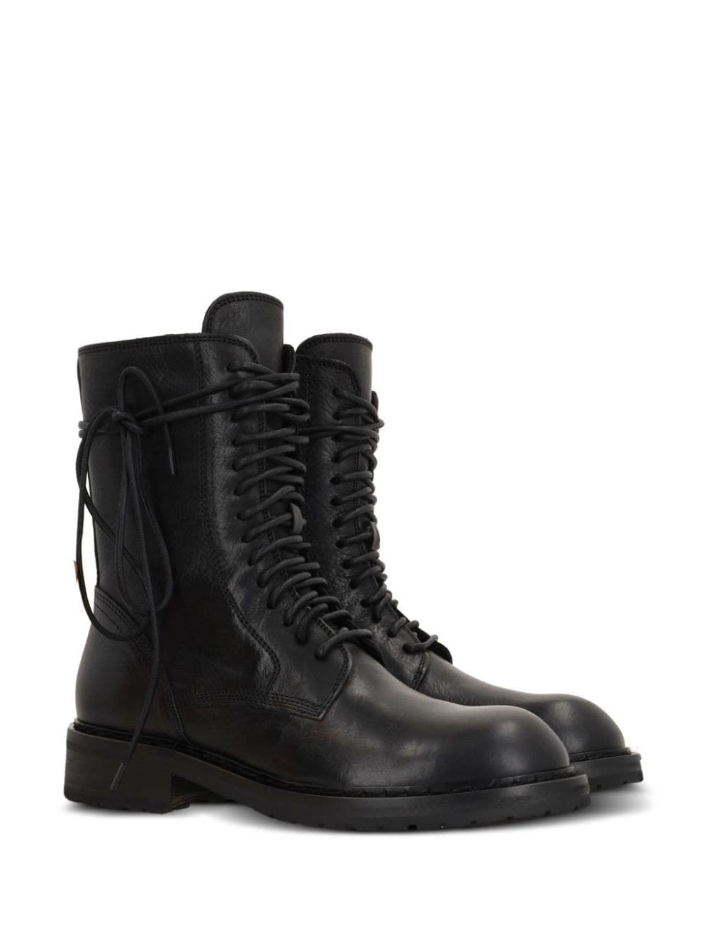 lace-up leather boots - 2