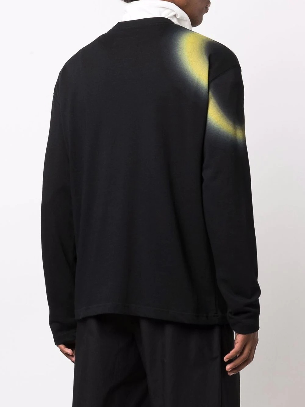 strobe print sweatshirt - 4