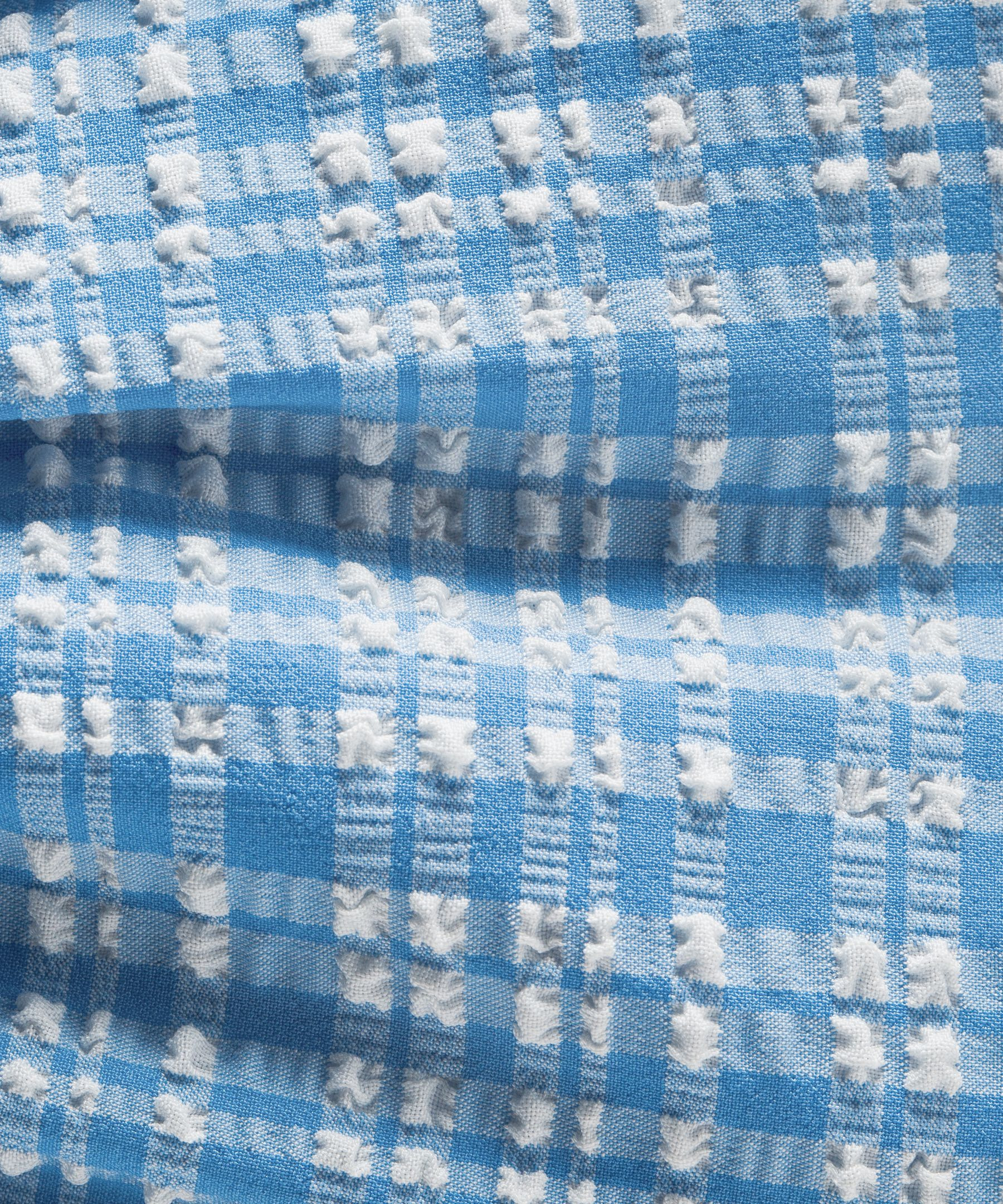 Women's Seersucker Check Gathered Headband - 5