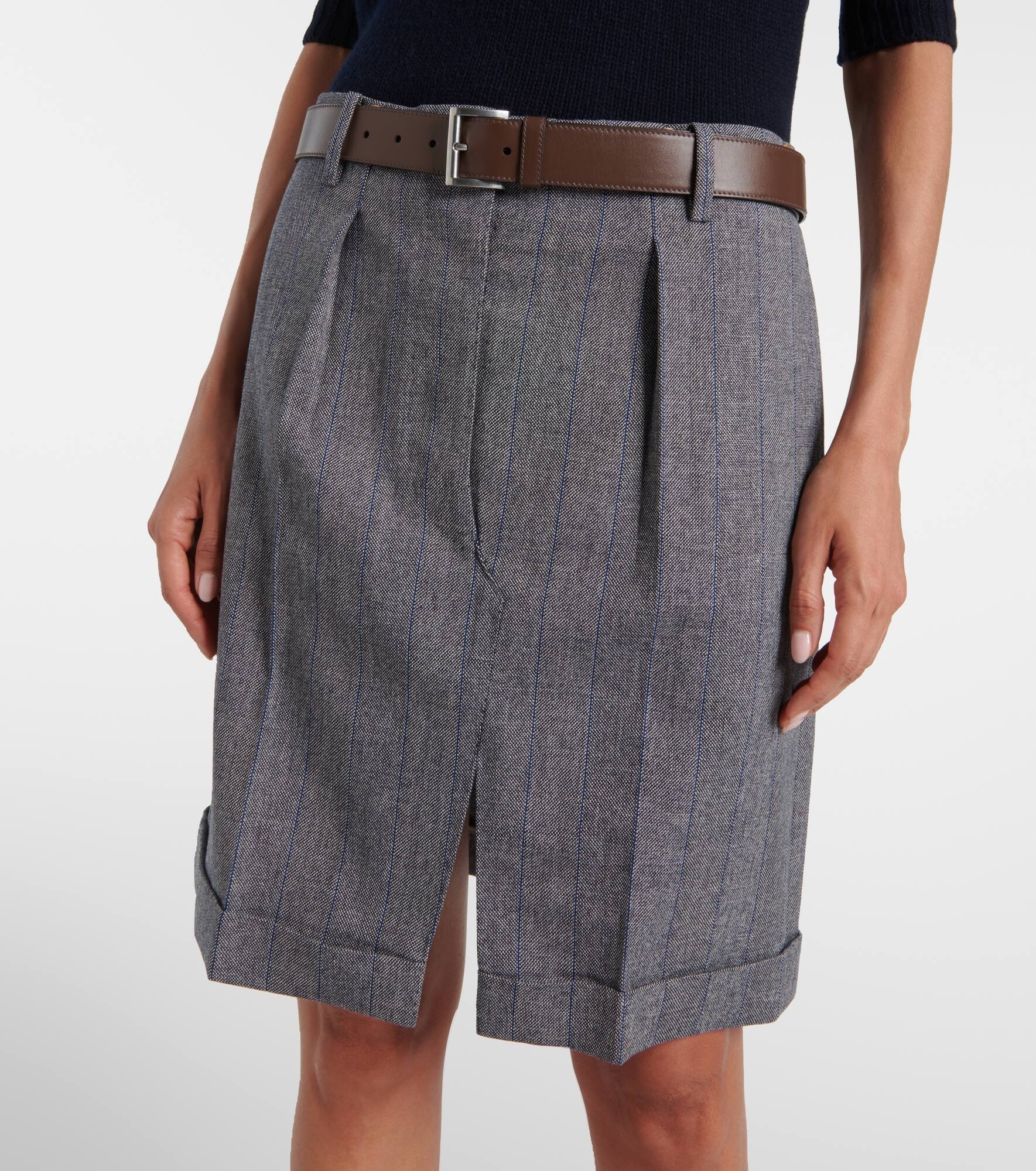 Wool miniskirt - 4
