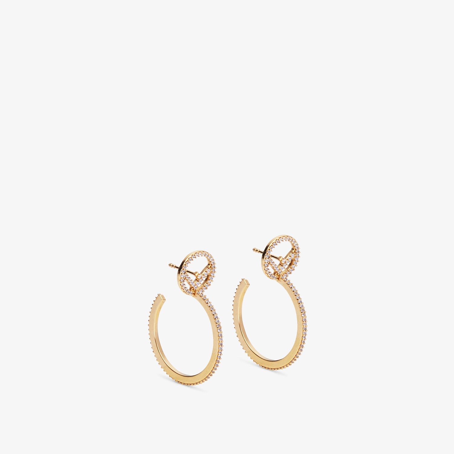 Gold-color earring - 1