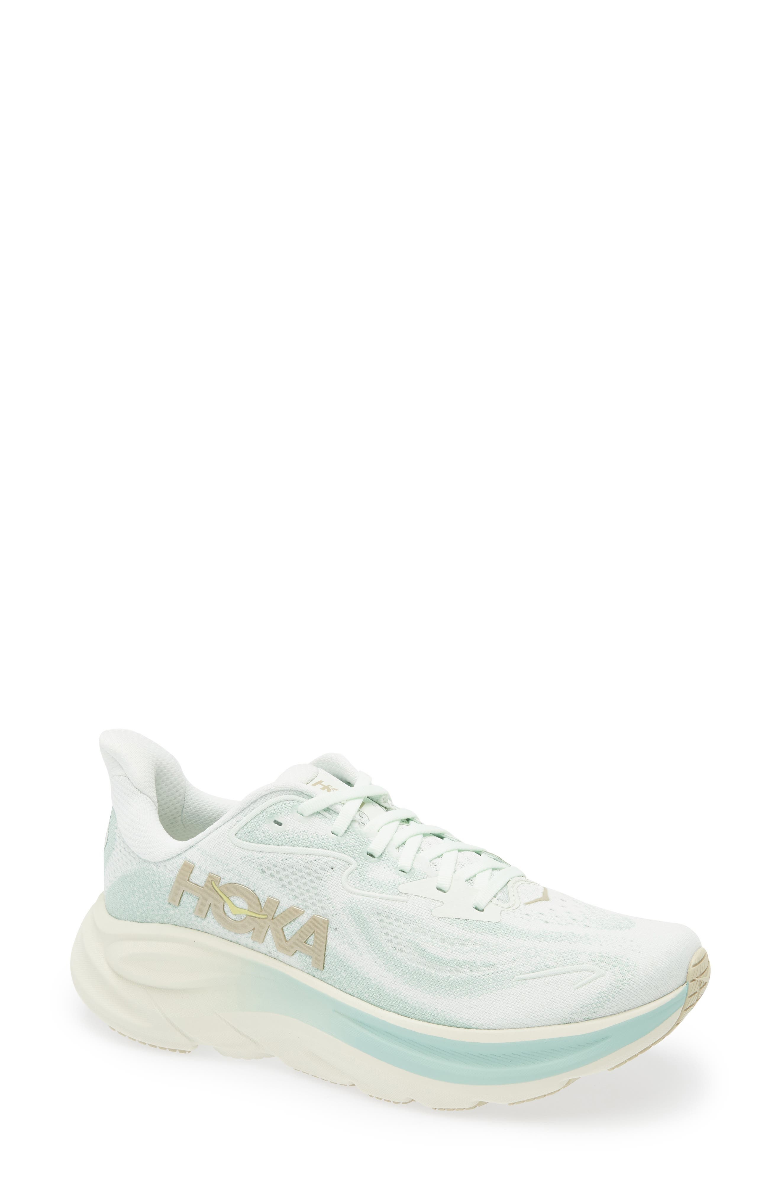 HOKA Clifton 10 Running Shoe in Sea Glass /Jadeite at Nordstrom - 1