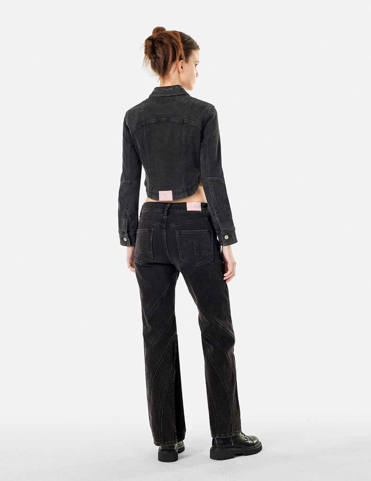 CUT-LINE FASHION FIT BOOT CUT JEANS - 3