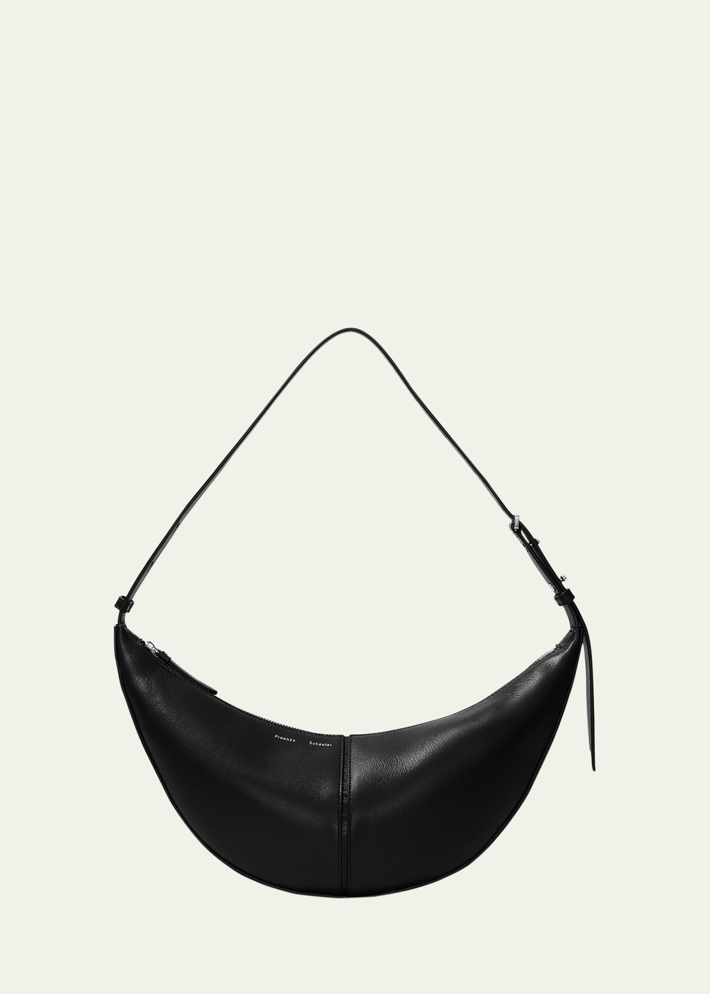 Slide Napa Leather Shoulder Bag - 1