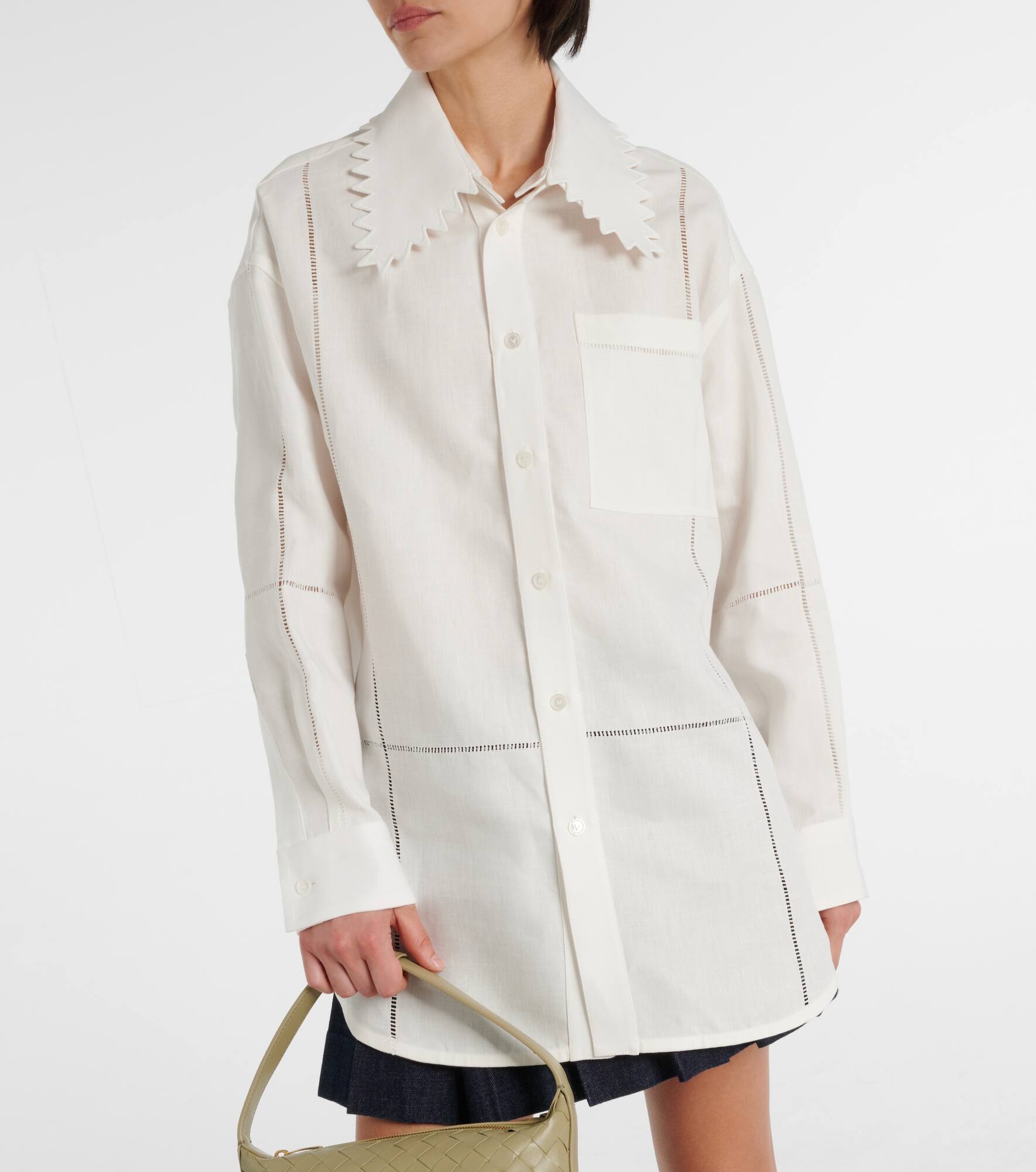 Oversized linen shirt - 6